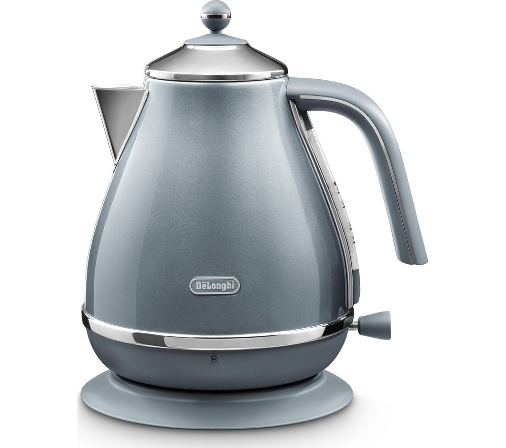 De’Longhi KBOT3001.AZ Jug Kettle Icona Anti-limescale Filter 1.7L Metallic Blue