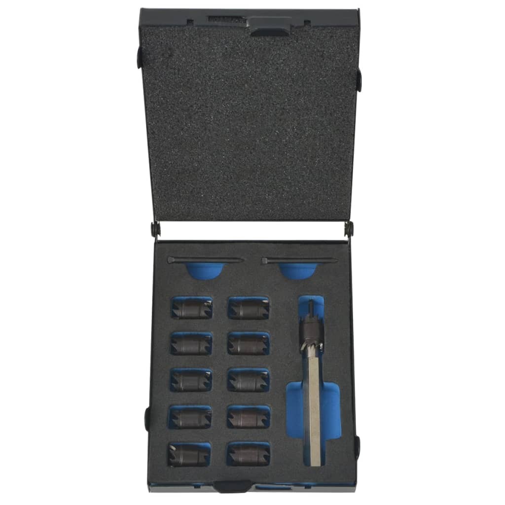 13 Piece Spot Weld Cutter Set HSS Garage Repair Remover Tool Kit vidaXL