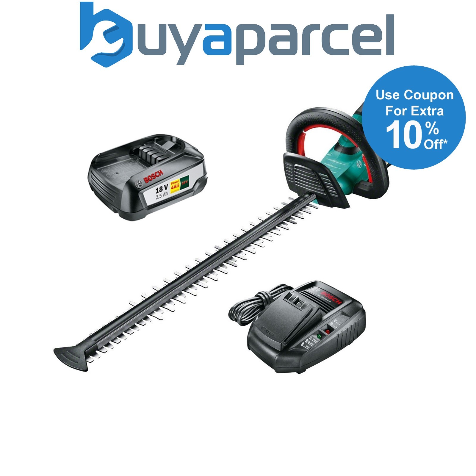 Bosch Universal Hedgecut 18V-55 Cordless Hedge Cutter Garden Trimmer + Battery