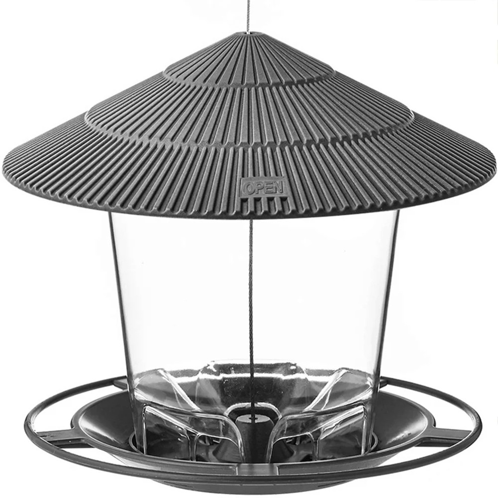 2X(Bird Feeders Outdoors Hanging Squirrel Proof Easy Clean and Fill3438