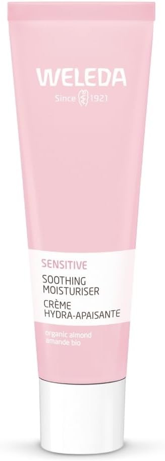 Weleda Sensitive Care Facial Cream, Organic Face Cream w. Natural Almond Extrac