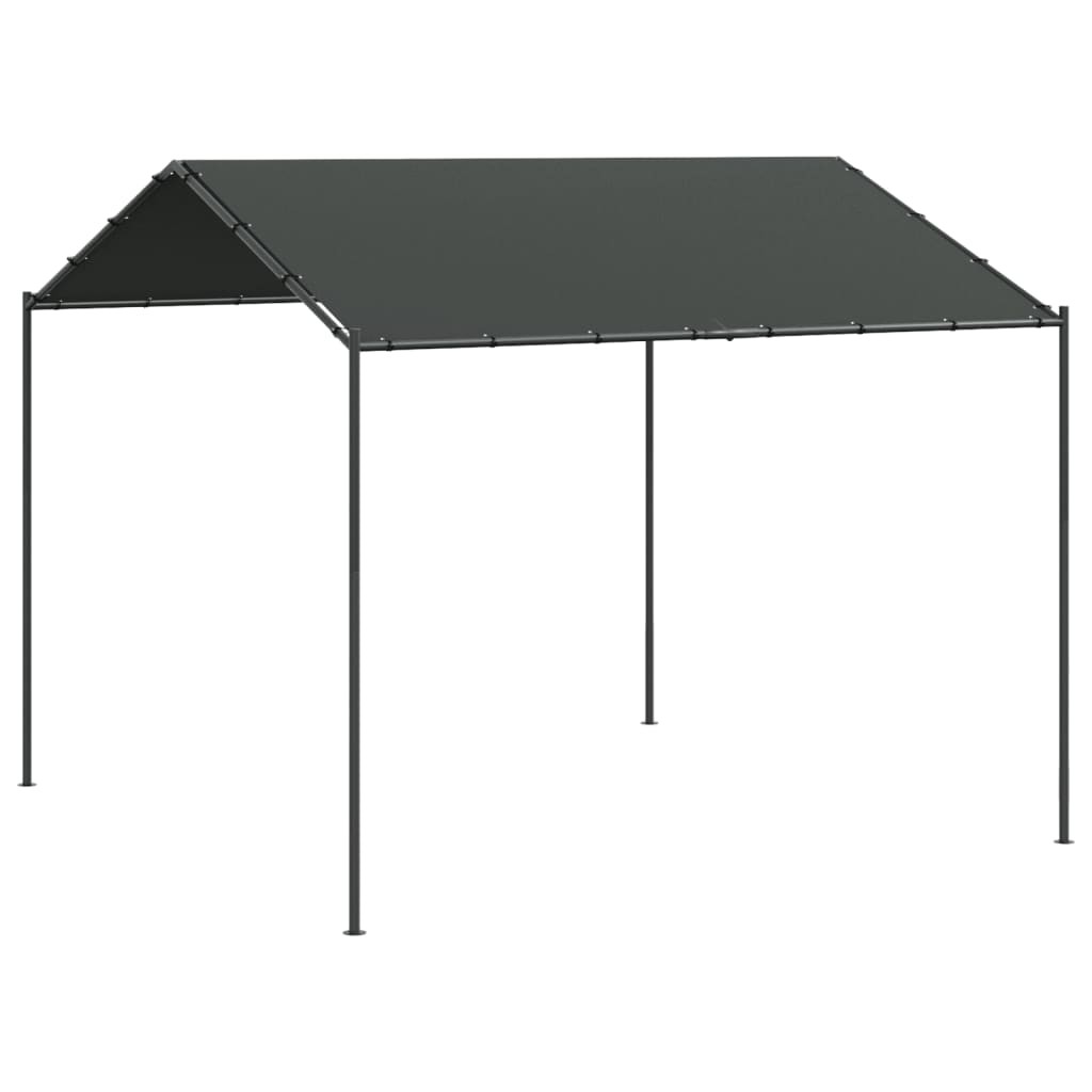 Canopy Tent Garden Gazebo Party Anthracite 4x4 m Steel and Fabric vidaXL