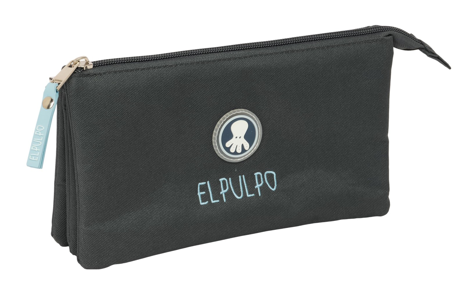 Safta EL OCTOPO – Triple Pencil Case, Children's Pencil Case, Ideal for Children
