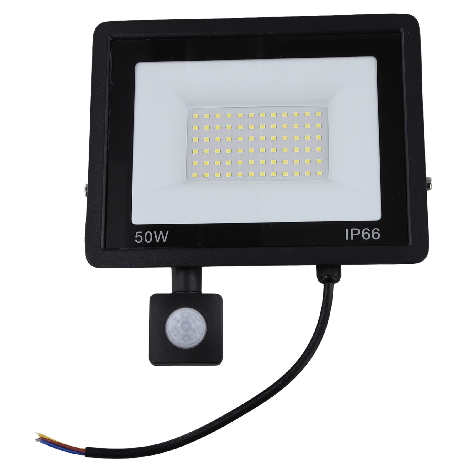 Sensor LED Flood Light 50W, Induction Spotlights IP66 Ideal for Street,7873