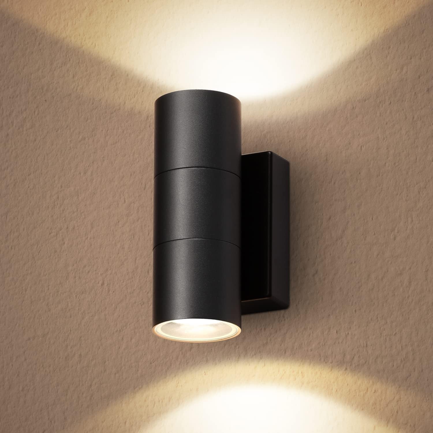 Outdoor Wall Lights, Up Down Outside Wall Lights Mains Powered, IP65 Waterproof