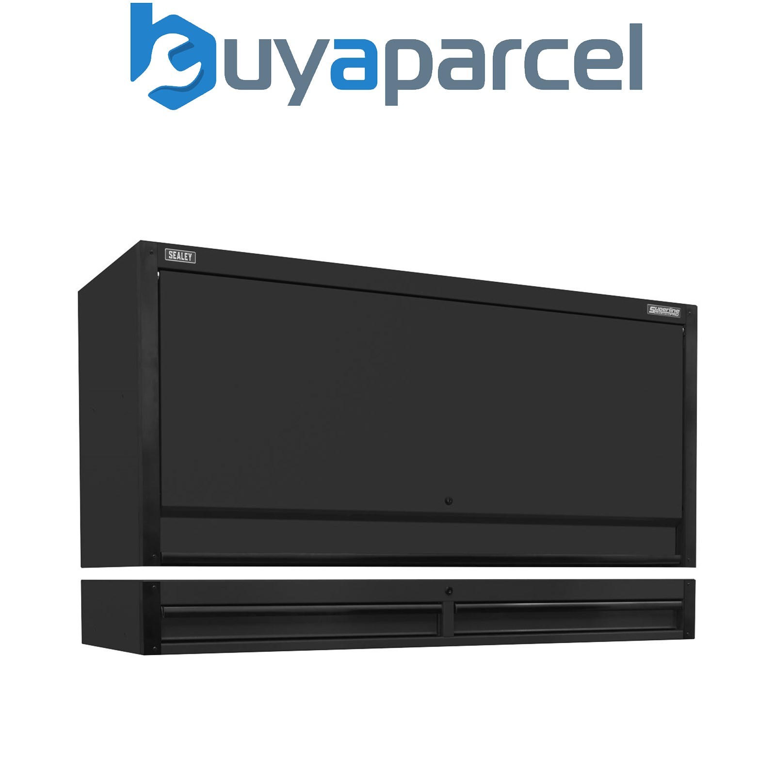 Sealey AP6203BE Superline PRO&reg; Black Edition Top Hutch & 2 Drawer Riser 1549