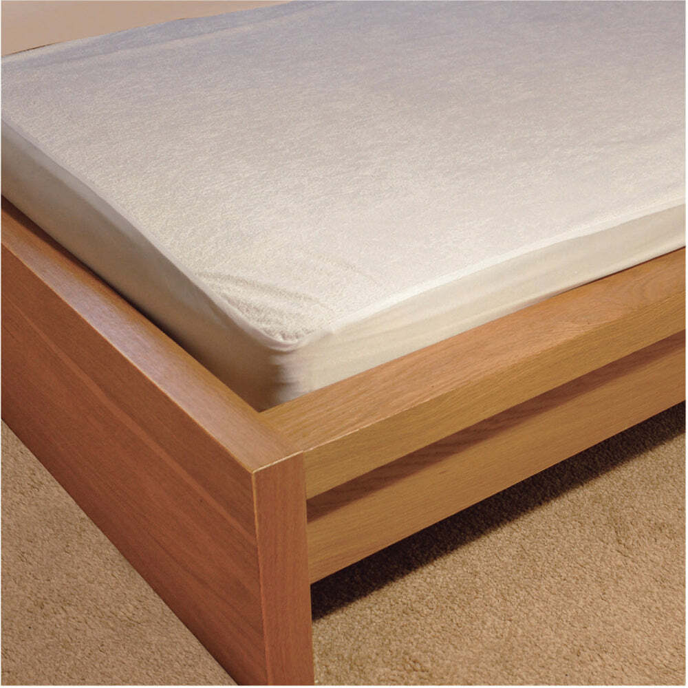 Anti Allergenic Waterproof Mattress Protector - Double - Machine Washable
