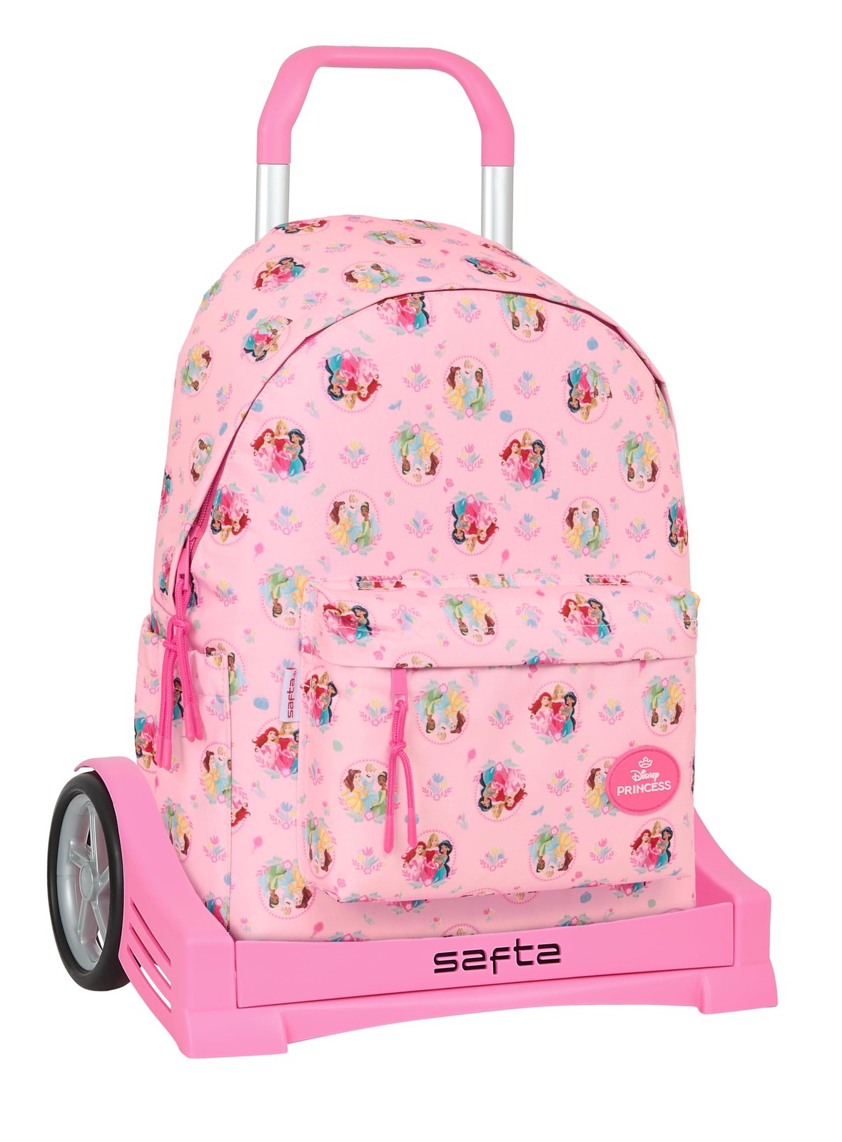 PRINCESAS DISNEY – School Backpack 775, Ergonomic Back, with Safta Evolution Tro