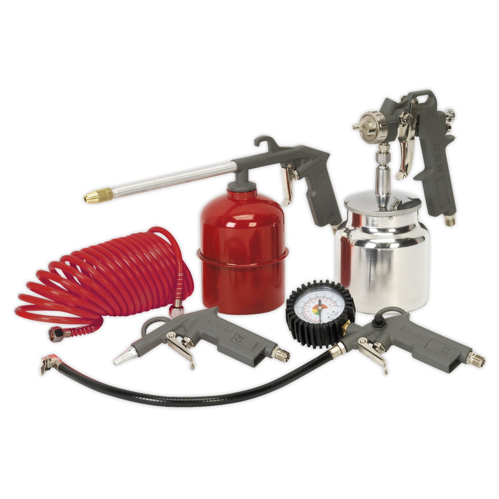 Sealey Air Accessory Kit 5 Piece 1/4" BSP Air Tool Accessories SA33/S