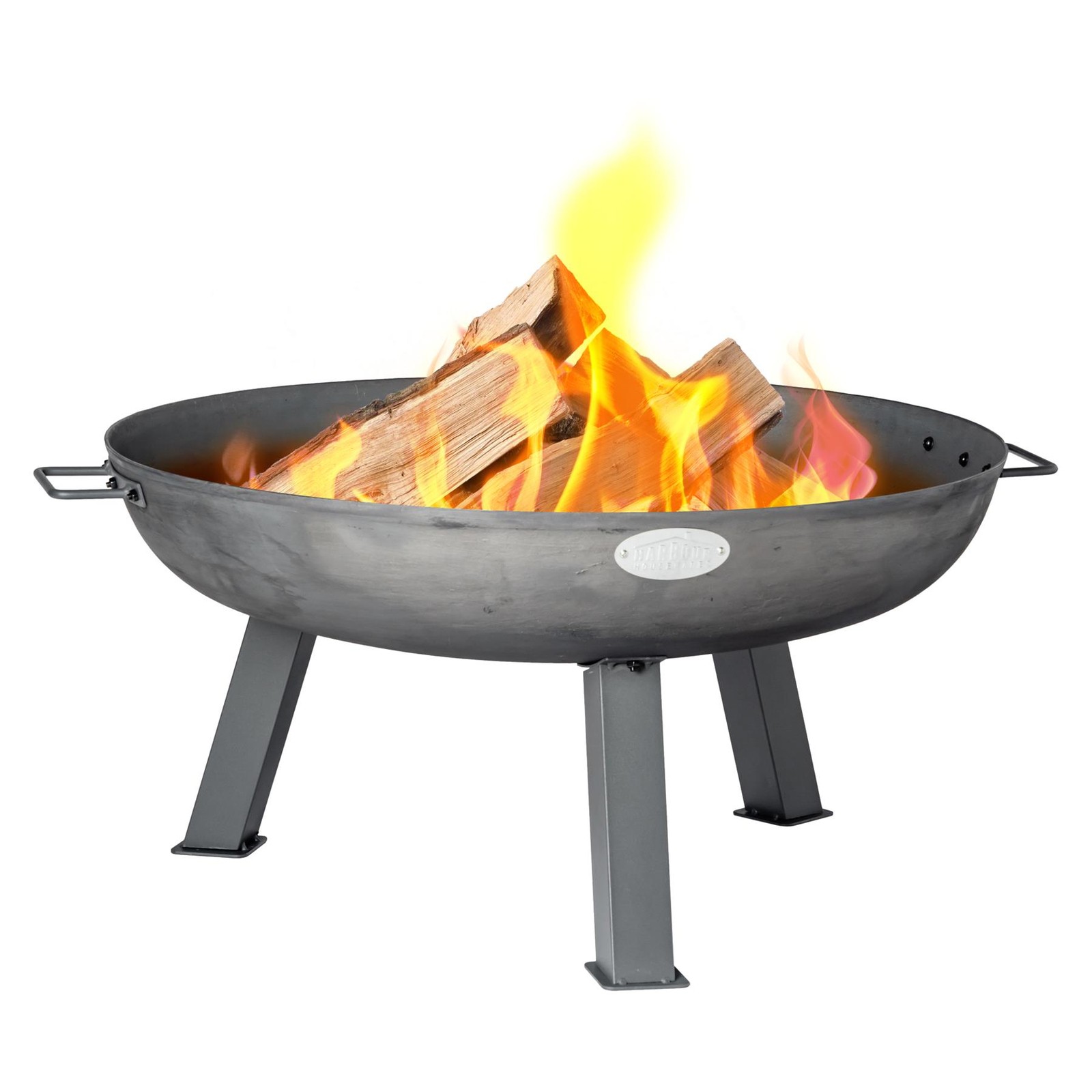 Cast Iron Garden Fire Pit Outdoor Garden Back Yard Patio Heater 87cm Black