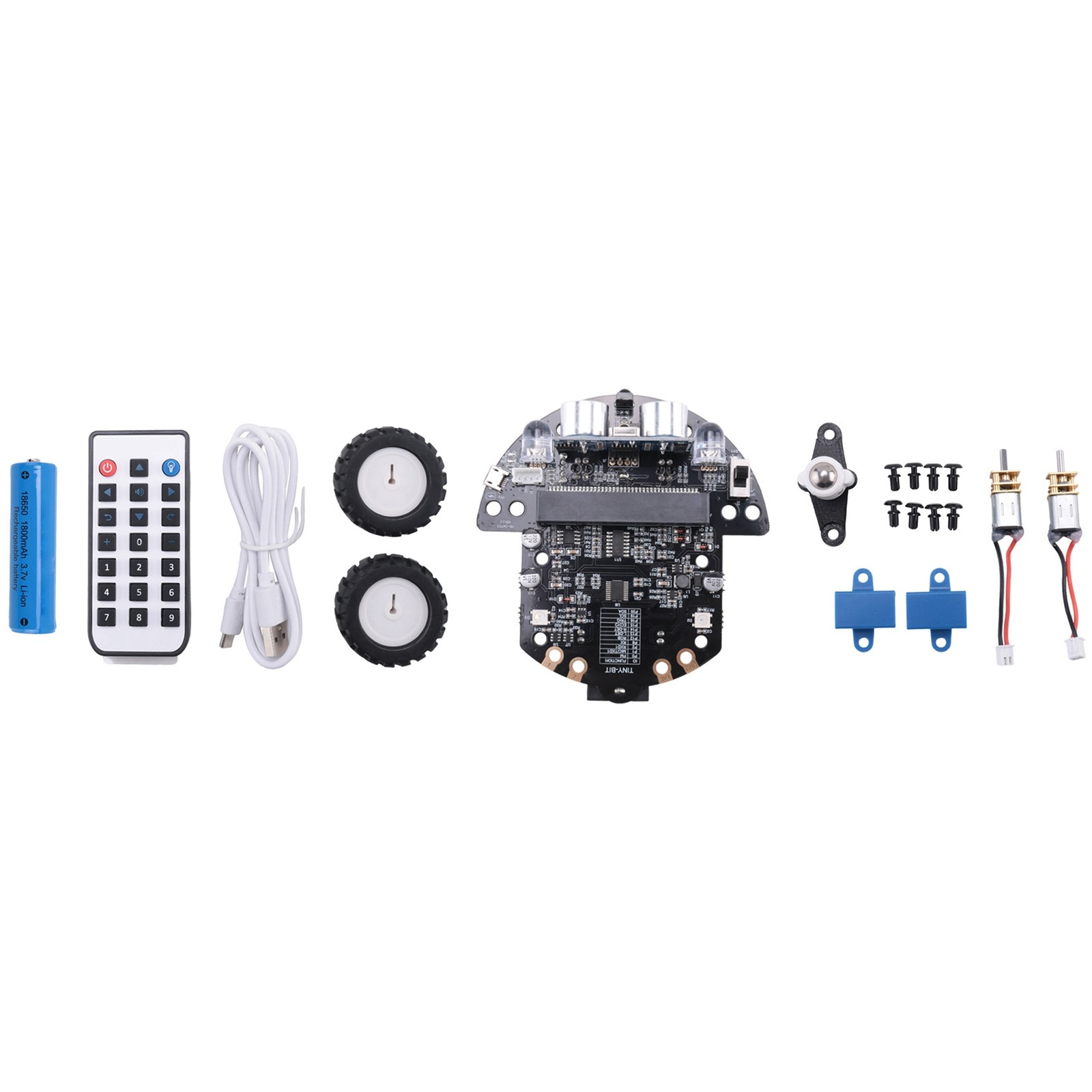 Robot Programmable Robotic Kit Based on Microbit V2 and V1 for STEM6890