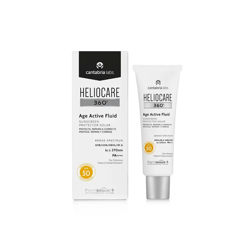 Heliocare 360 Age Active Fluid SPF50 50ml Anti-Aging Sunscreen