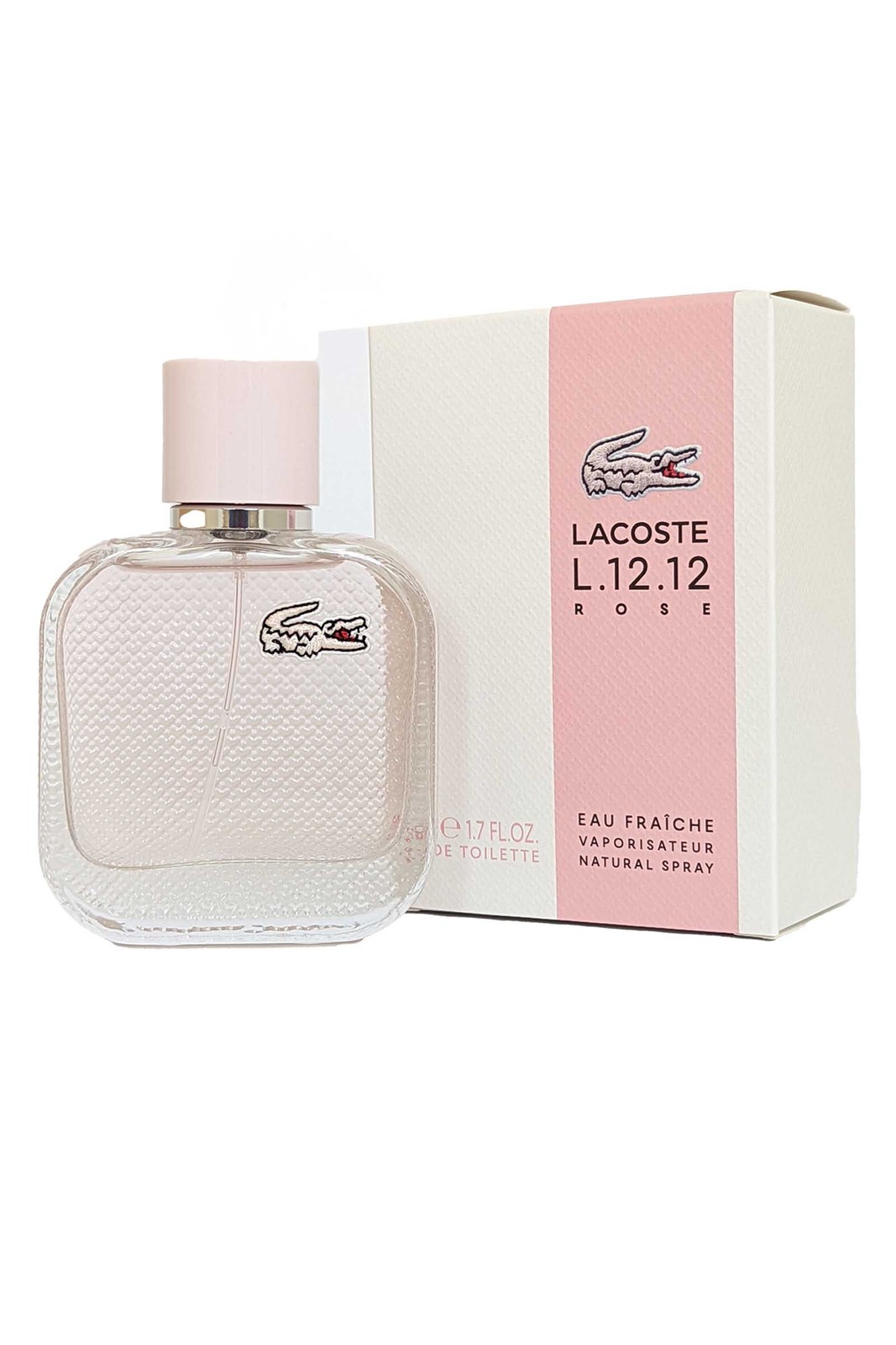 Lacoste L.12.12 Rose Eau de Toilette Spray 50ml Eau Fraiche Womens Fragrance