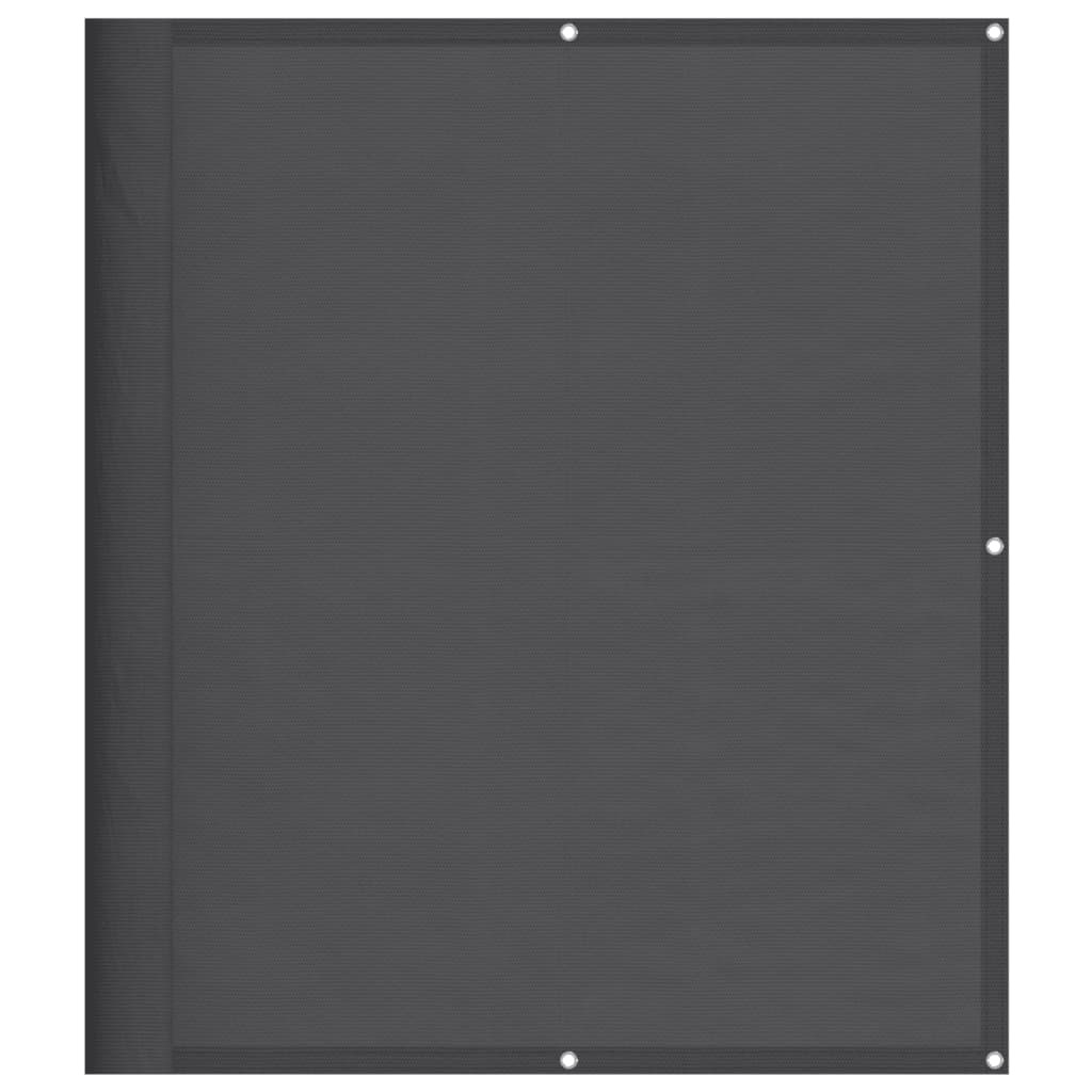 Balcony Screen Garden Privacy Anthracite 100% Polyester Oxford vidaXL