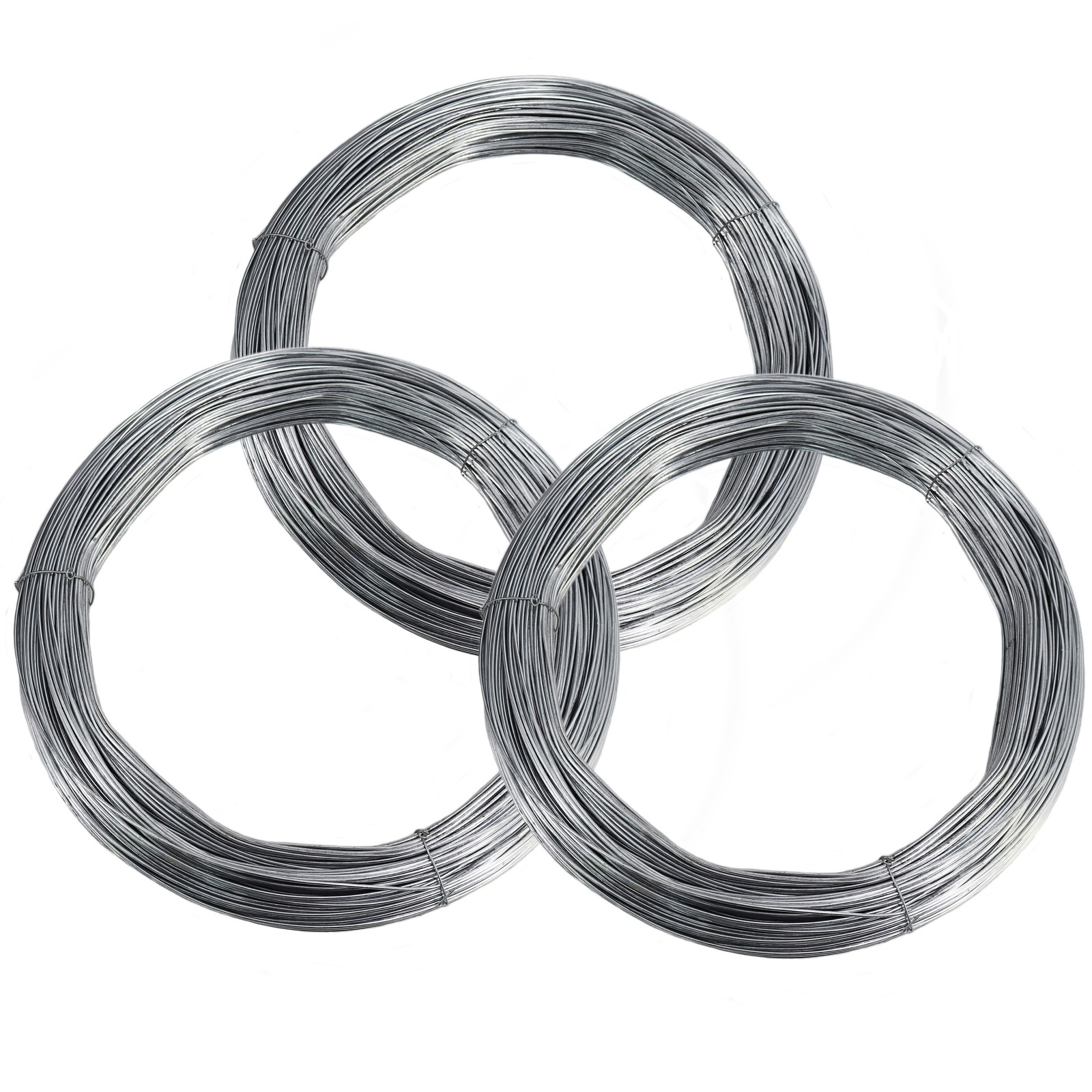 250 m Tension wire 3.0 mm for Game fencing Forest fencing Field fencing Knotted