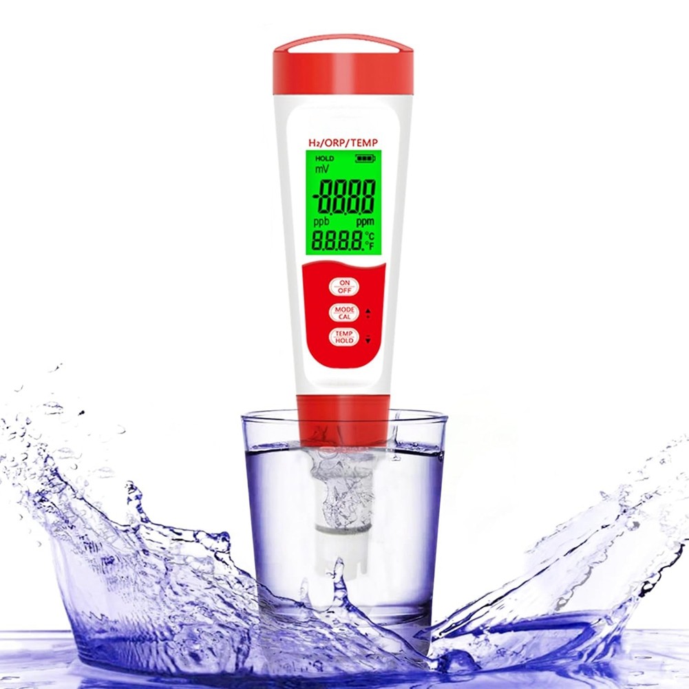 2X(Hydrogen Water Bottle Test Meter, H2/ORP/Temp Digital Hydrogen2770