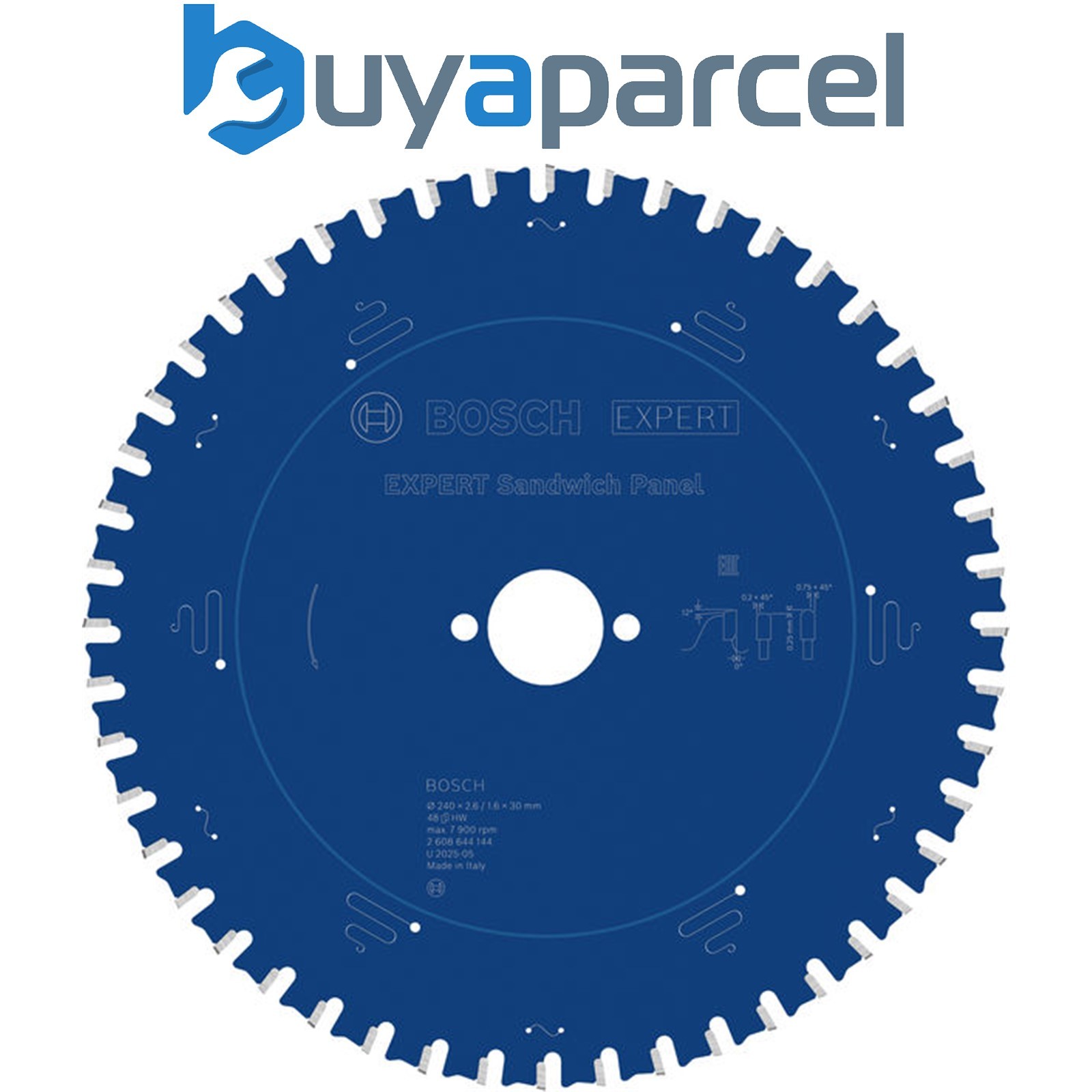 Bosch EXPERT Sandwich Panel Circular Saw Blade 240 x2.6/1.6 x30mm T48 2608644144