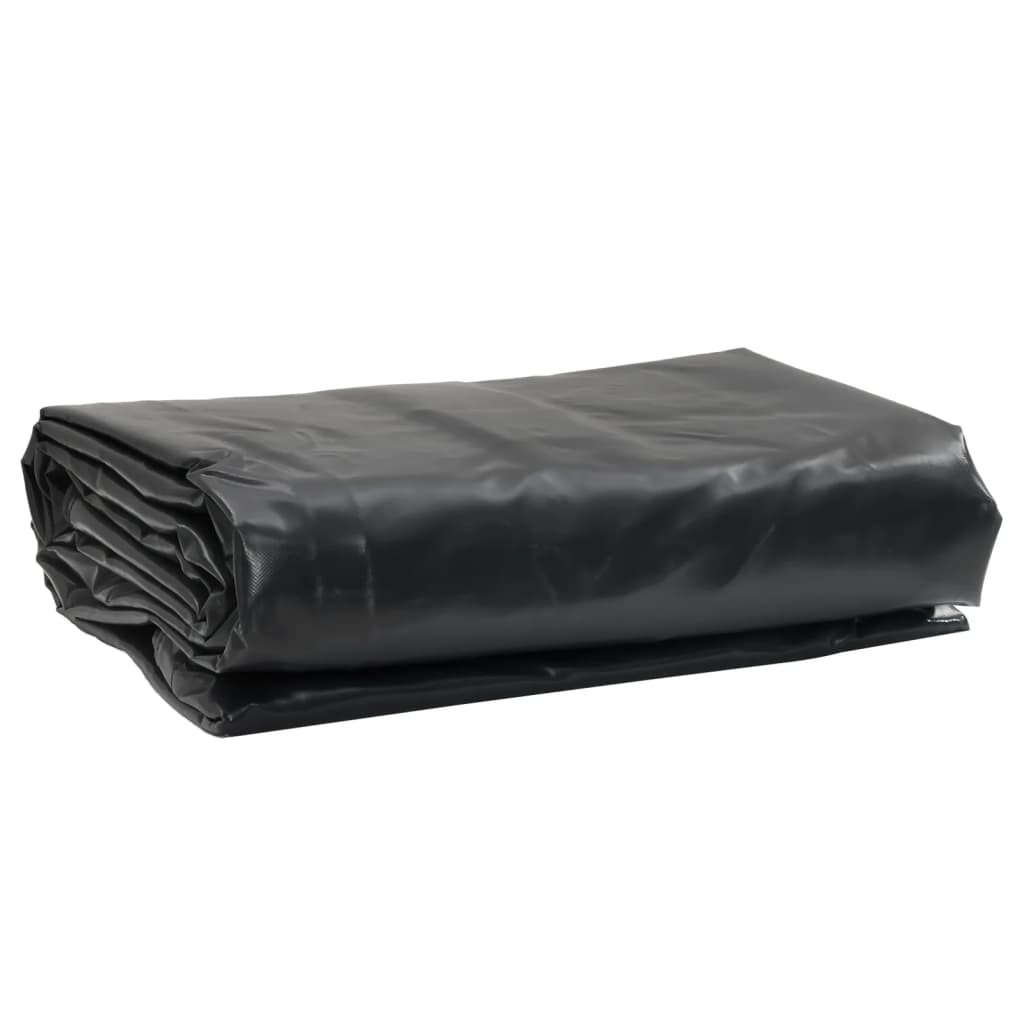 Tarpaulin Cover Ground Sheet Waterproof Camping Tarp Black 600 g/m² vidaXL