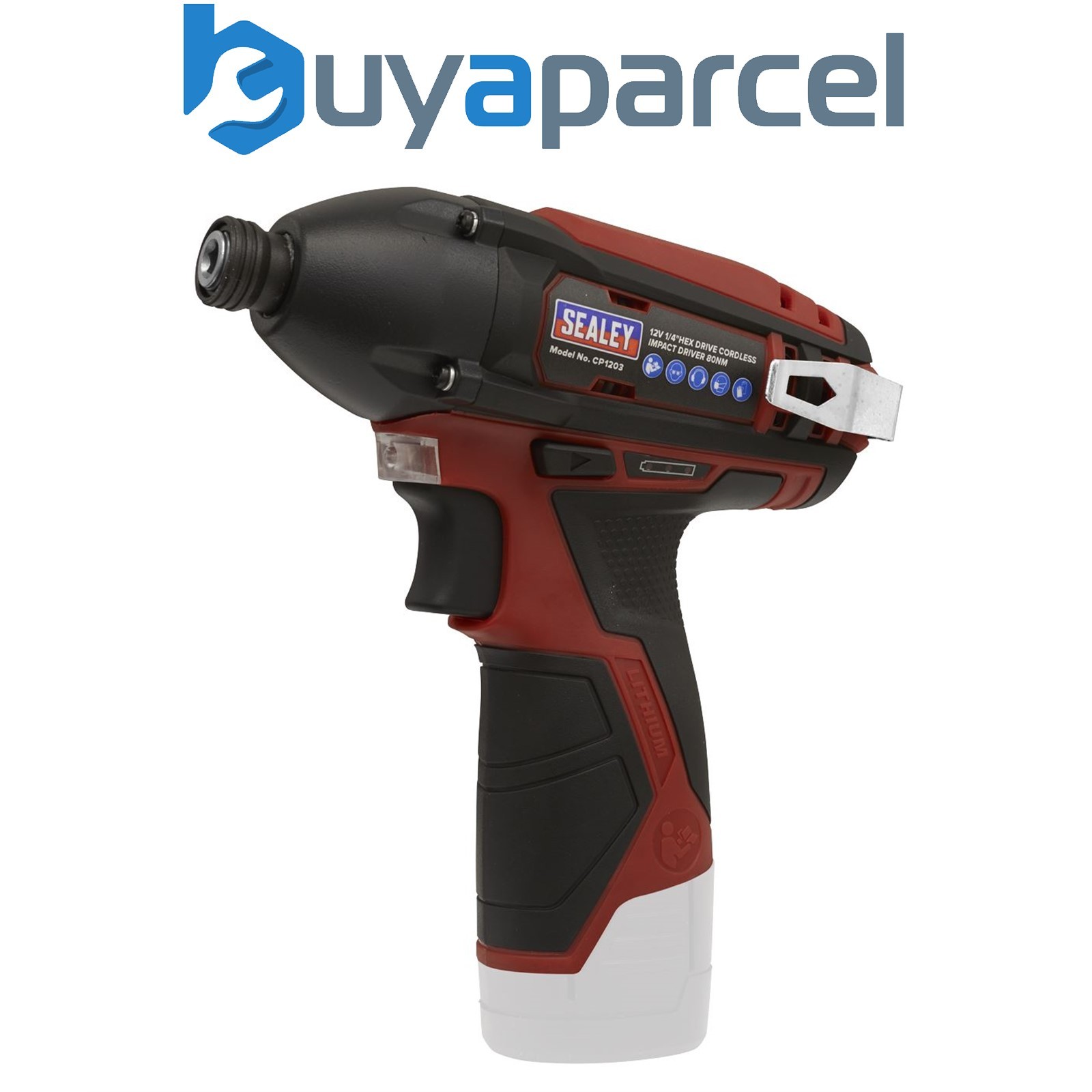 Sealey CP1203 SV12 Series 1/4"Hex Drive Cordless Impact Driver 12V - Body Only