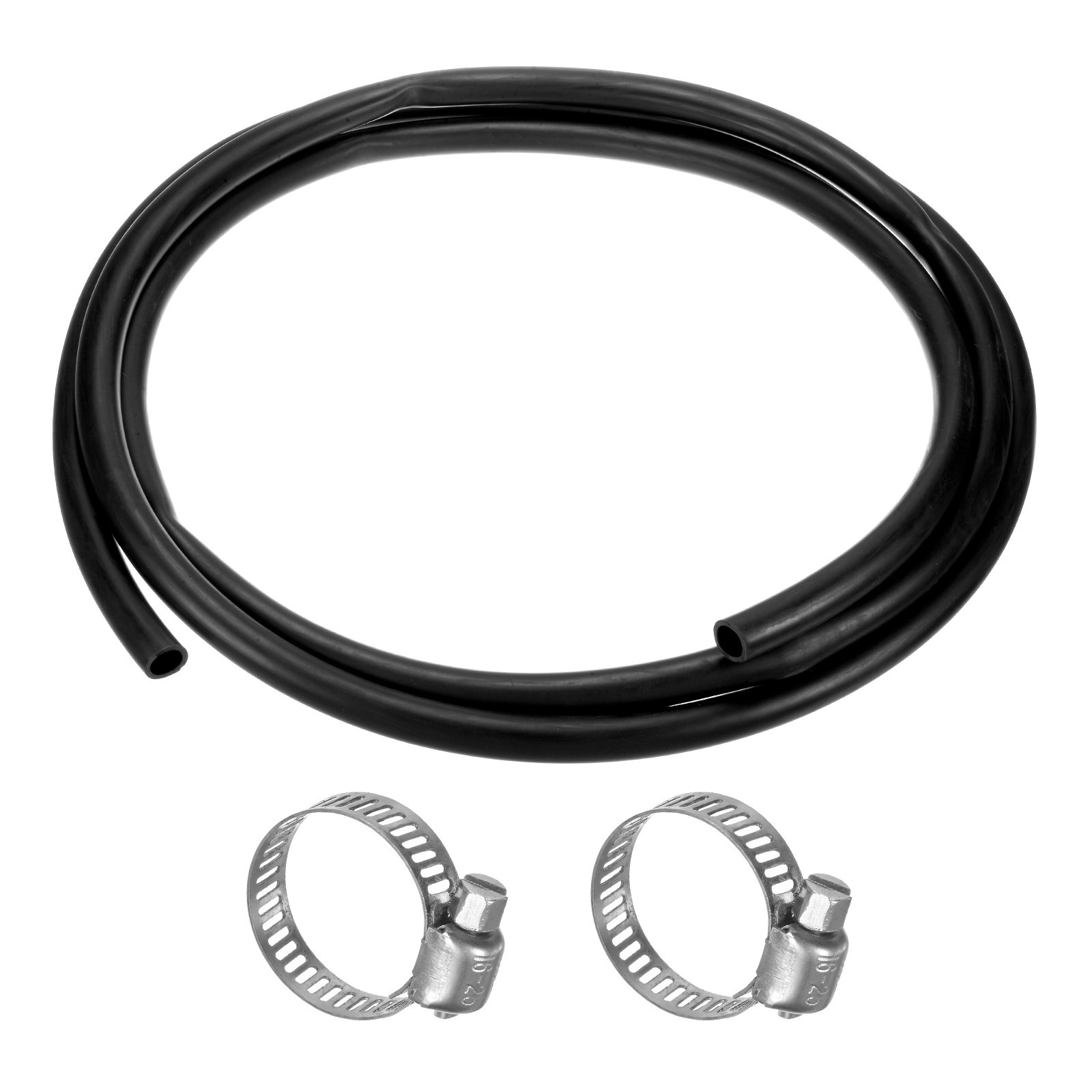 Lubricating Oil Hoses, 13mm x 18mm 9.84FT Rubber Tubing with 6pcs Clamps