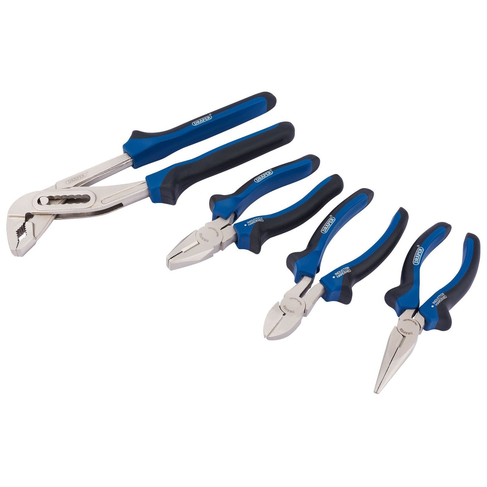 1x 4 Piece Draper Soft Grip Pliers Set - 81147