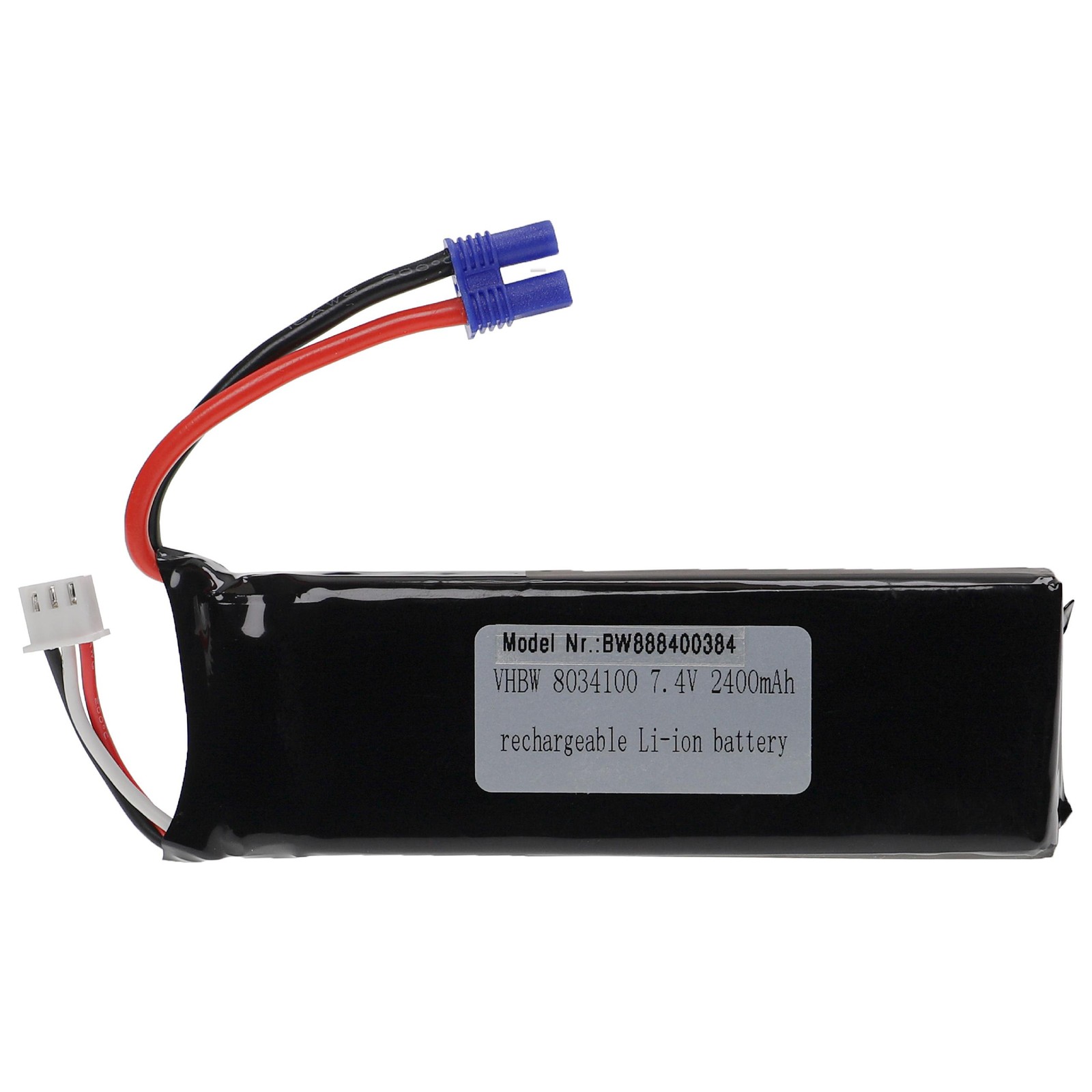 RC Battery Model Construction EC2 7.4V Li-polymer