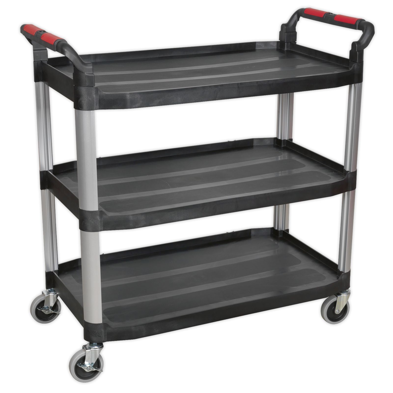 Sealey CX310 3-Level Composite Workshop Trolley With 2 Locking Castors