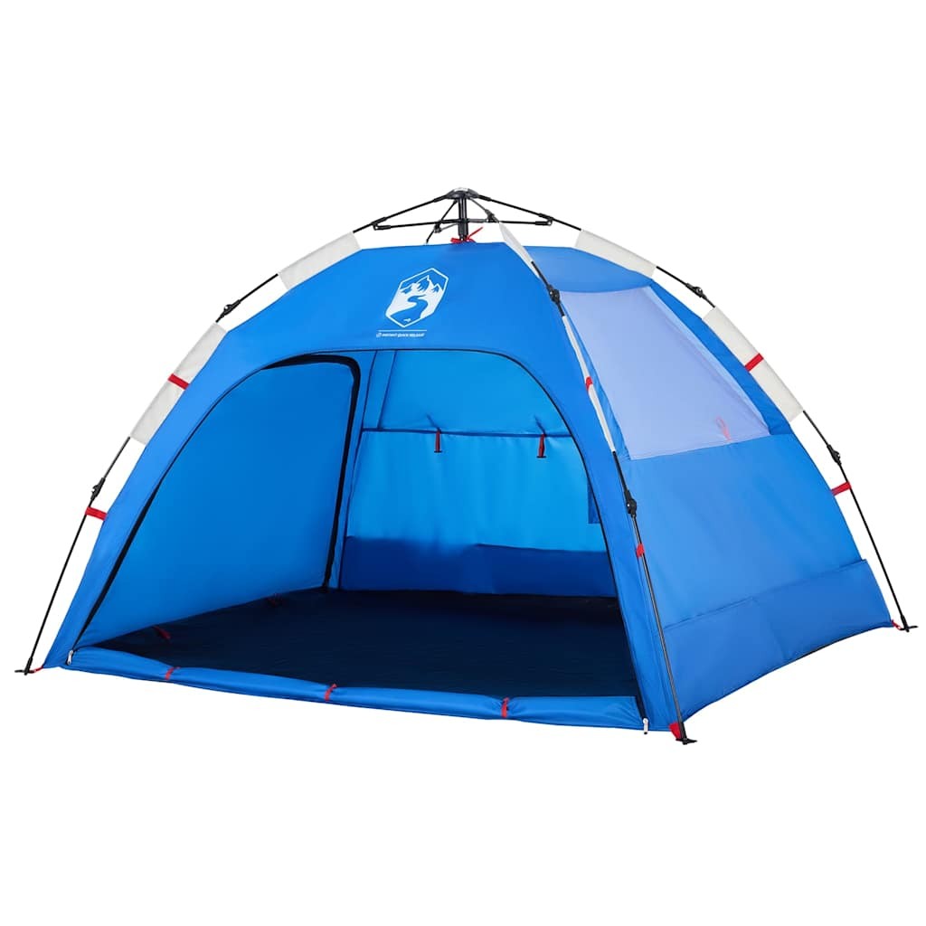 Beach Tent 2-Person Shelter Azure Blue Quick Release Waterproof vidaXL