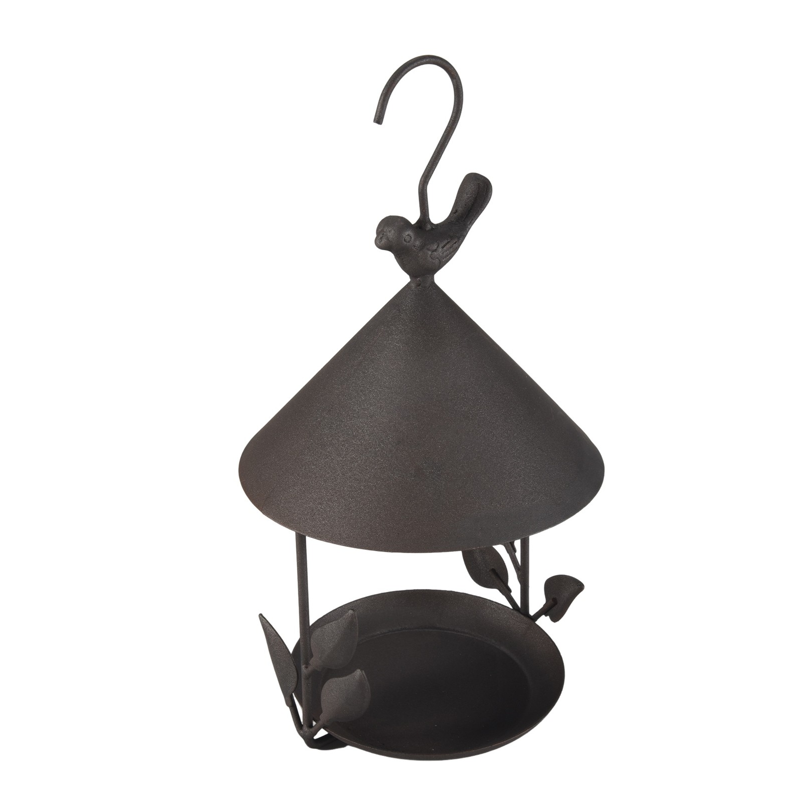 2X(Bird Feeder Bird Outdoor Iron Rainproof Windproof Hanging Feeder for8292