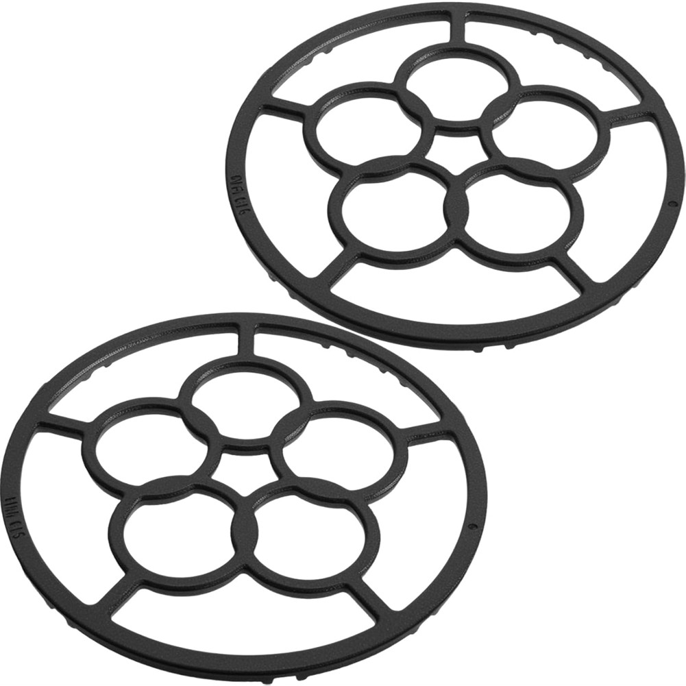2 Pack Cast Iron Wok Support , 7.28inch Non Slip Gas Hob Reducer, Metal4967