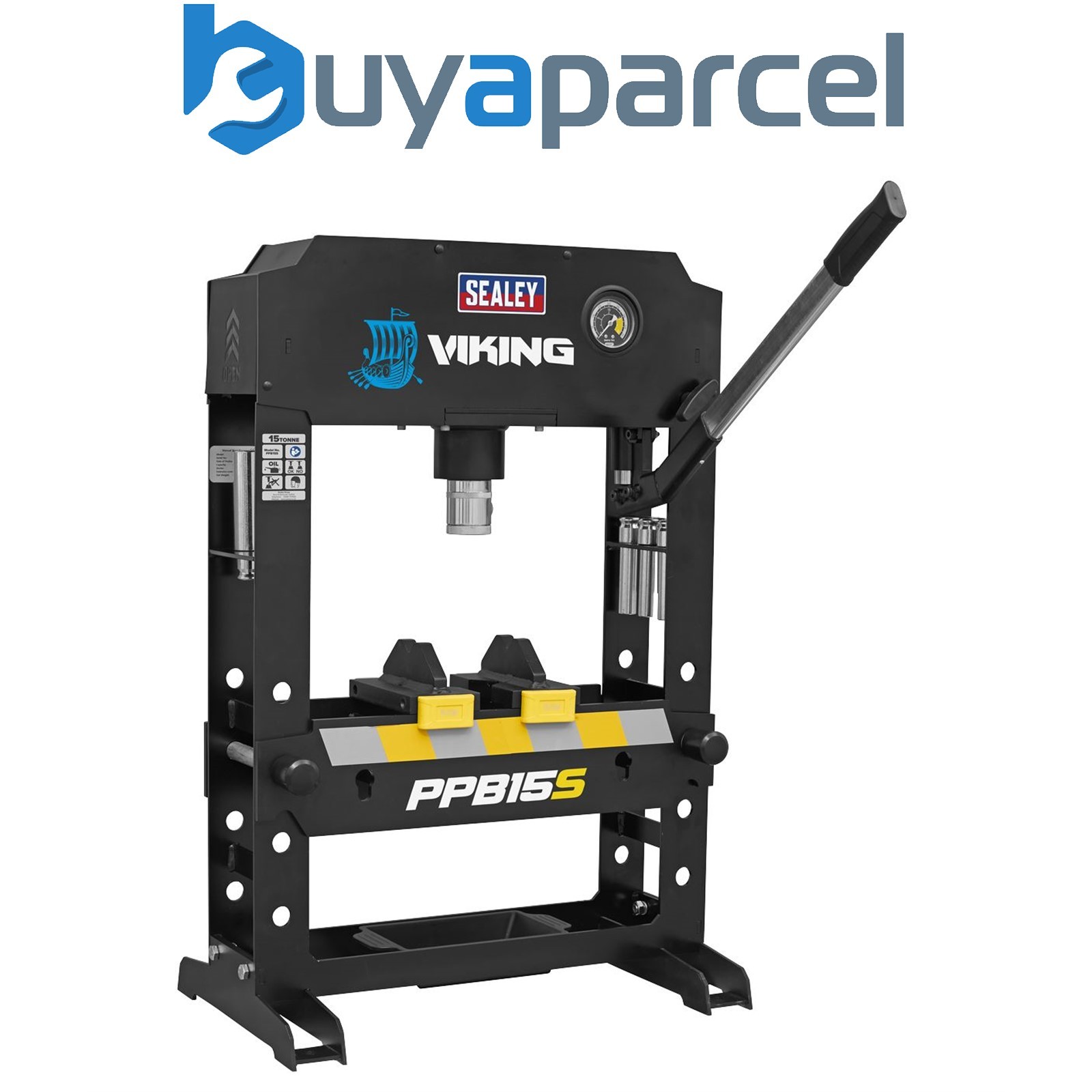 Sealey PPB15S Viking Bench Type Hydraulic Press 15 Tonne