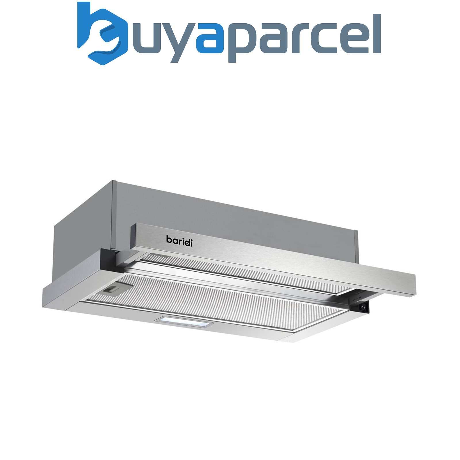 Sealey DH286 Baridi Telescopic Cooker Hood with Aluminium Filters 60cm - Stainle