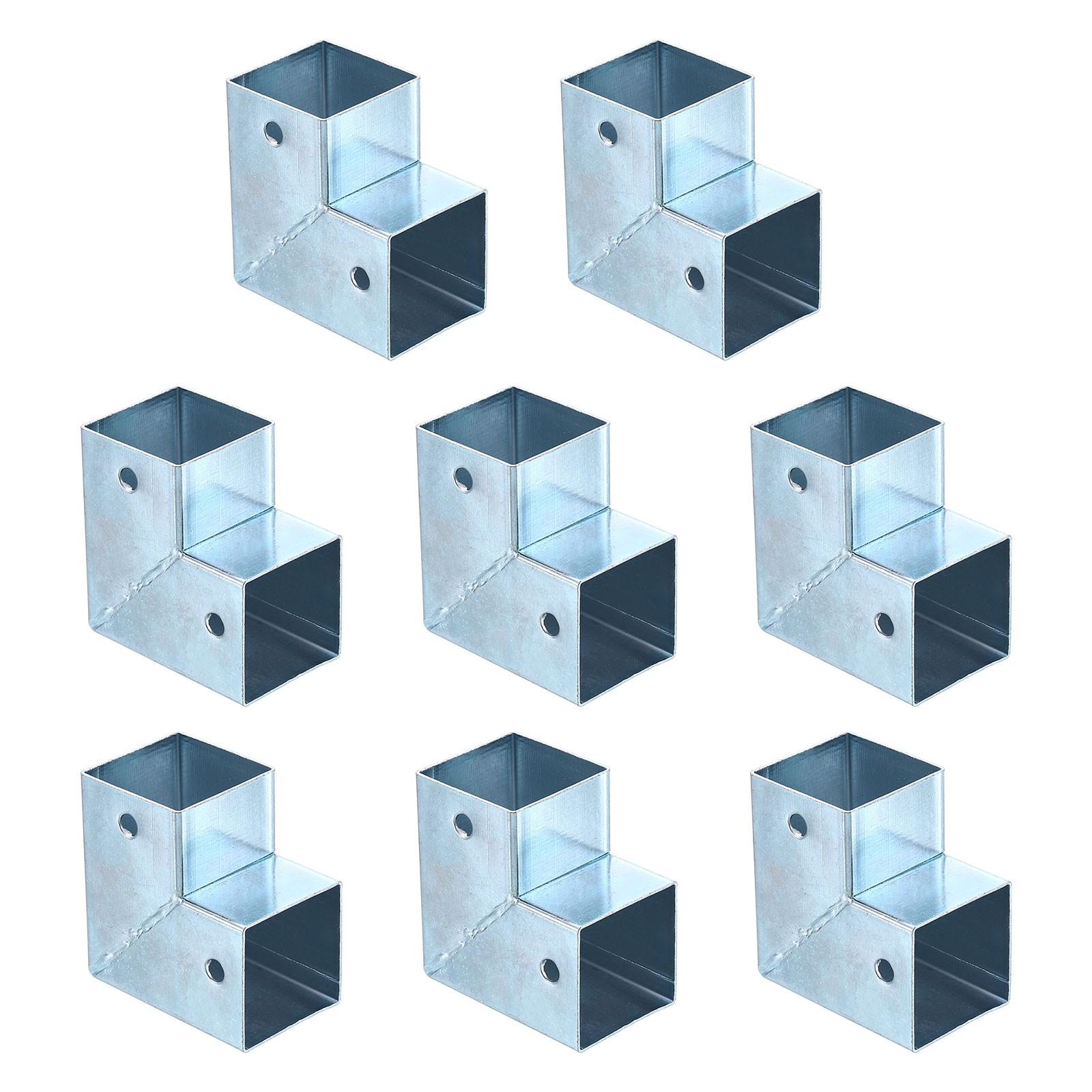 2-Way Gazebo Brackets Kit, Angle Bracket for 1.3" Lumber (8 Pack)