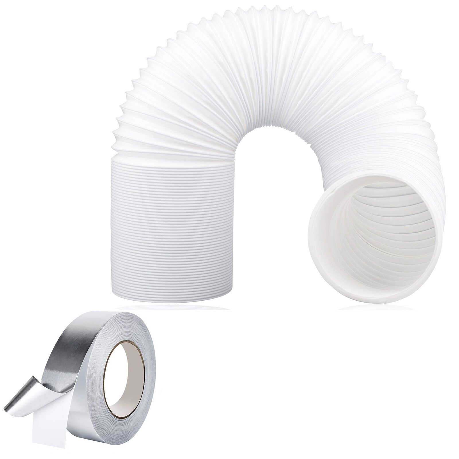 Vent Hose for BUSH Tumble Dryer Flexible Duct Pipe Large 6m / 4" + Foil Tape