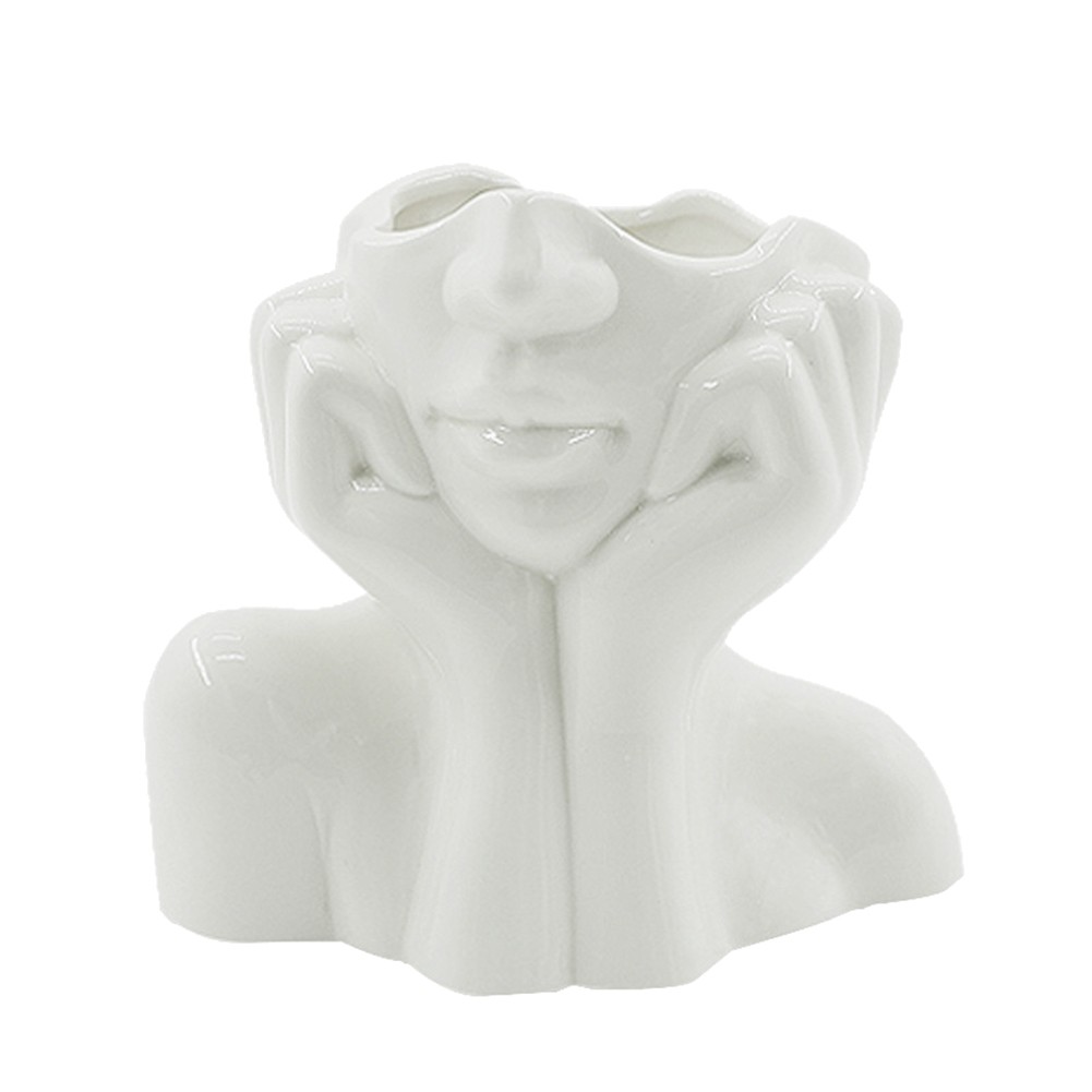 Ceramic Vase Living Room Decoration Modern Body Flower Vase Crafts Art6656