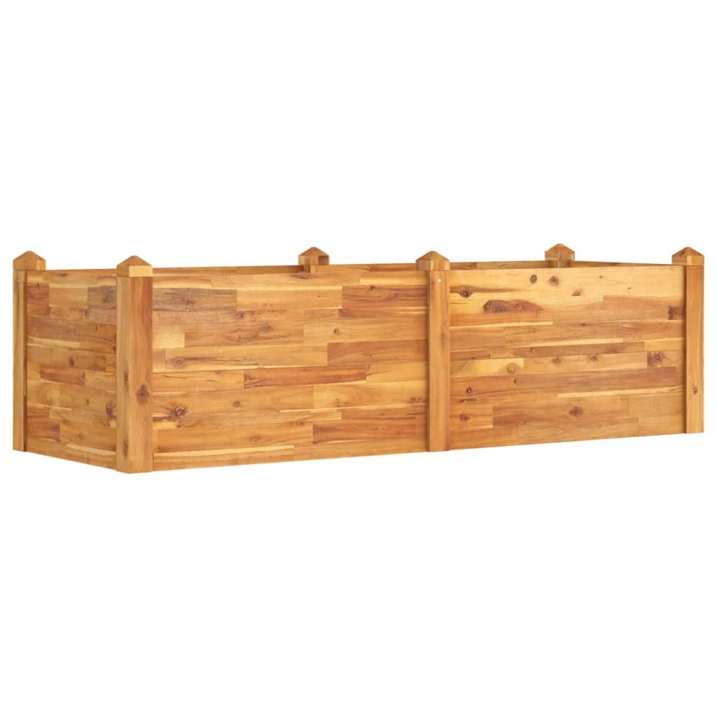 Garden Raised Bed Planter Pot Flower Box Solid Wood Acacia vidaXL