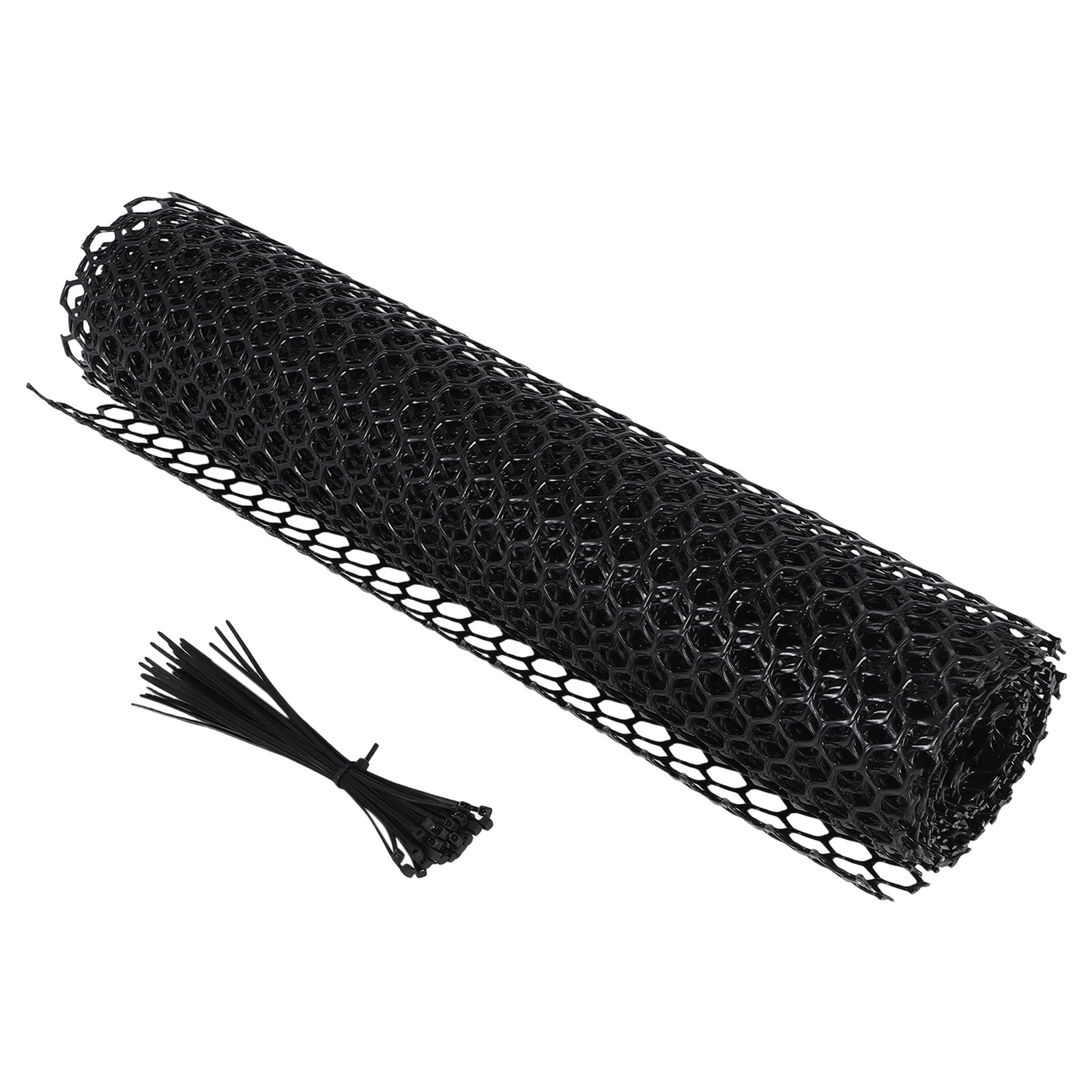 3X(Plastic Chicken Wire Fence Mesh,Fencing Wire for Gardening, Poultry3743