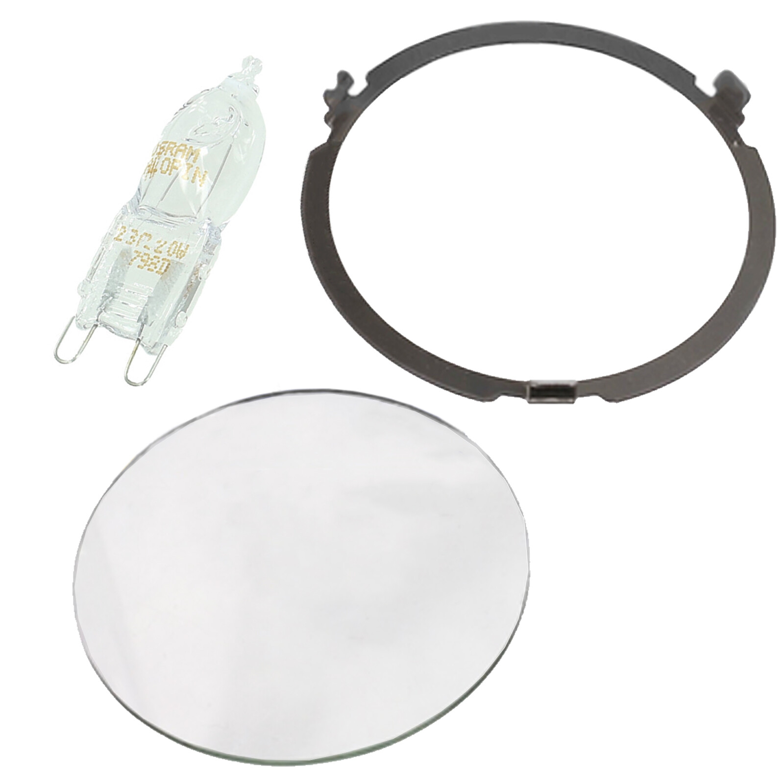 Lamp Repair Set for BOSCH Cooker Hood 20w 230v Lamp Cover Ring NEFF SIEMENS