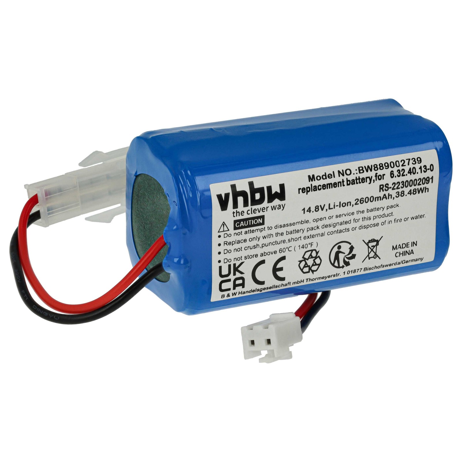Battery for Tefal RG7765WH RG 7765 WH 2600mAh 14.8V