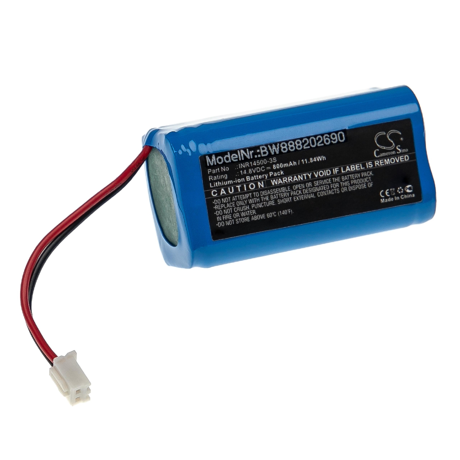 Battery for Ecovacs W855 W930 W850 W950 W830S W836 W830 W830-RD 800mAh 14.8V