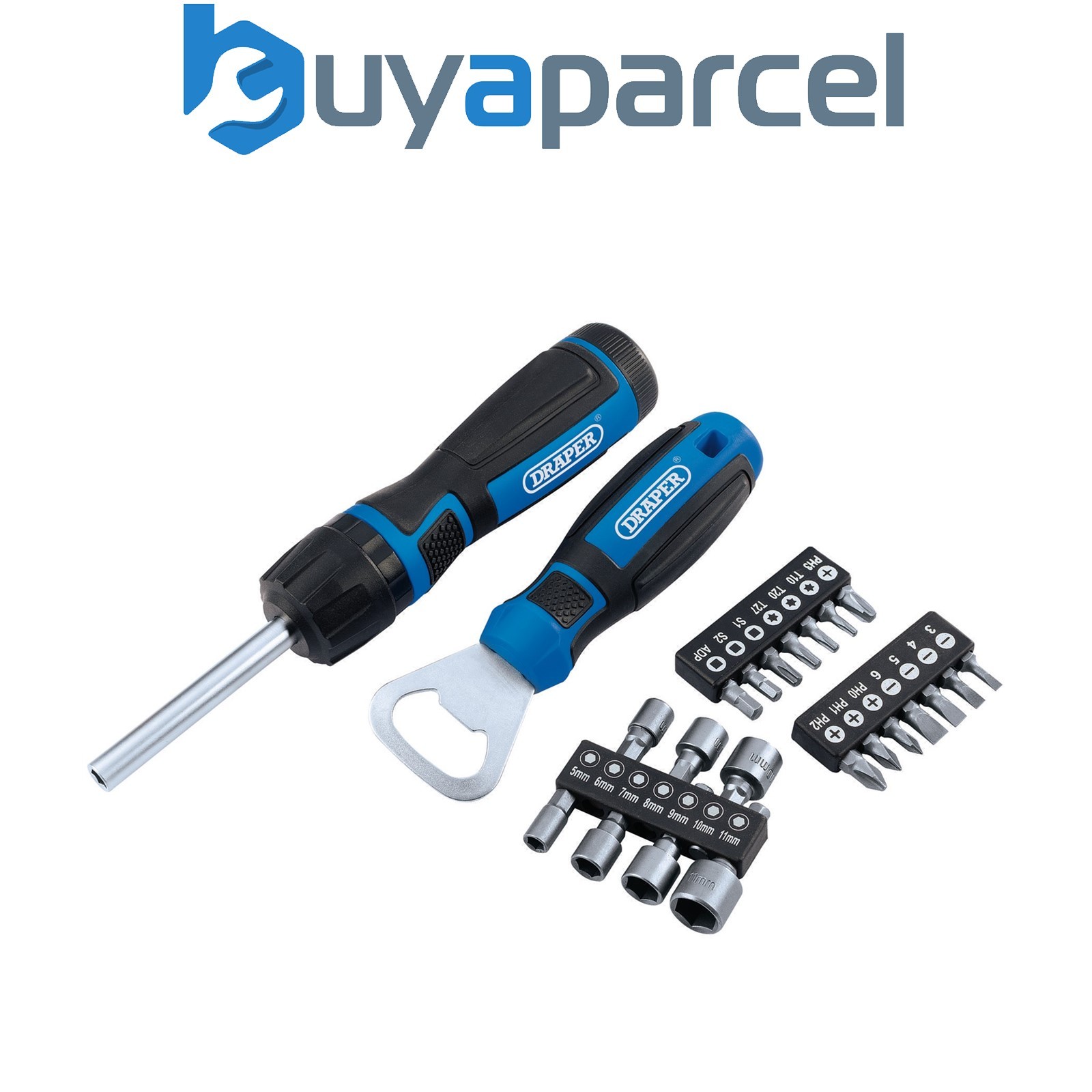 Draper 70443 Ratchet Screwdriver (23 Piece)