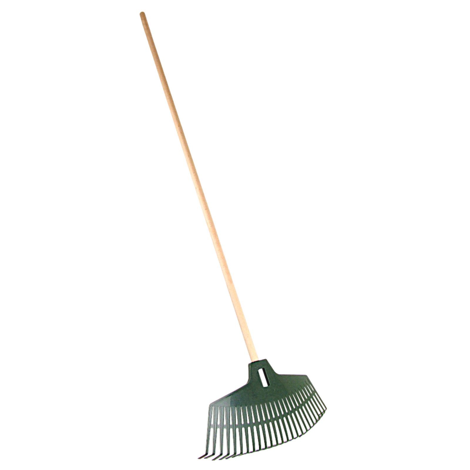 Leaf Rake Green With Handle Garden Rake Fan Rake Lawn Rake Leaf Broom Rake