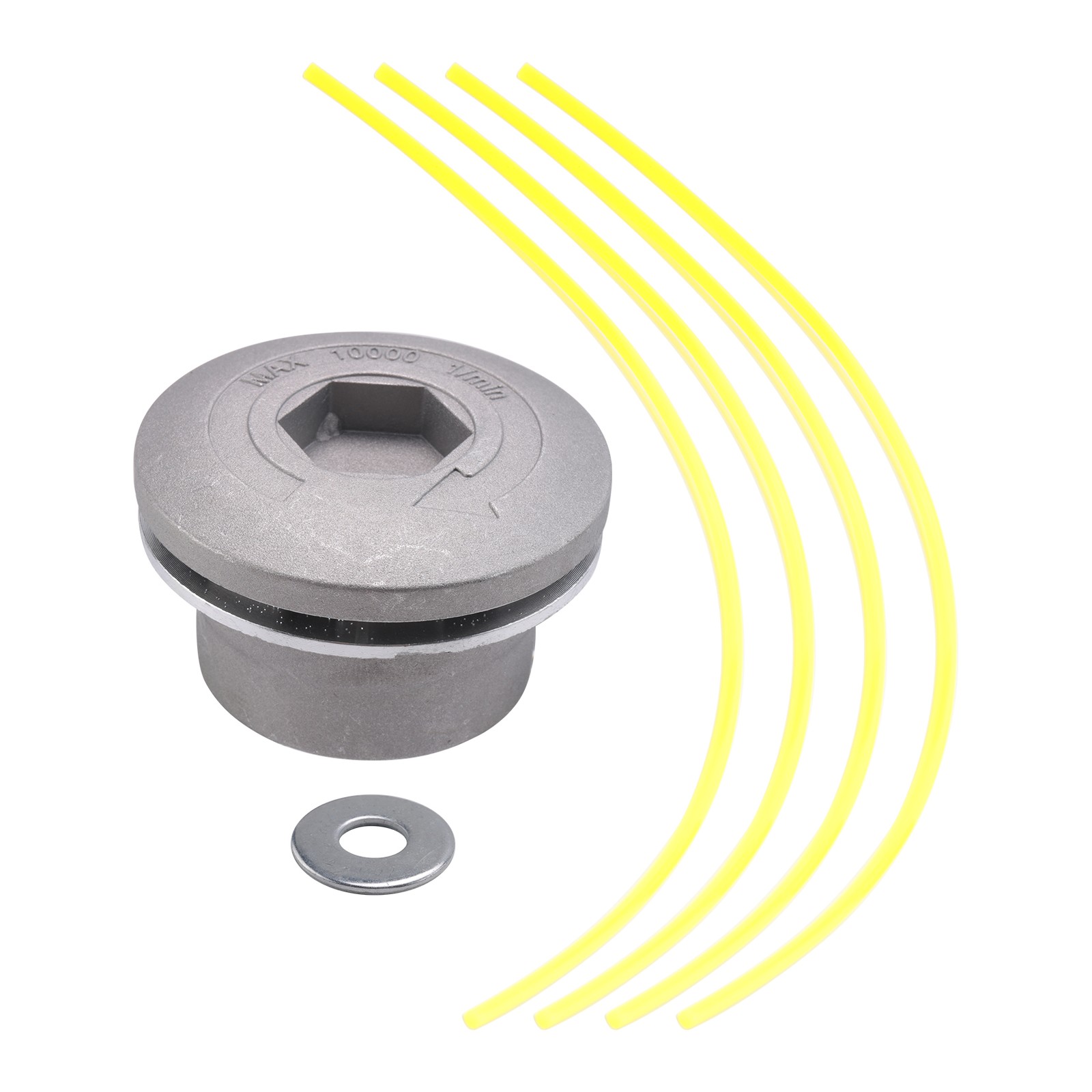 4X(Universal Aluminum Grass Trimmer Head With 4 Lines Brush Cutter Head6155