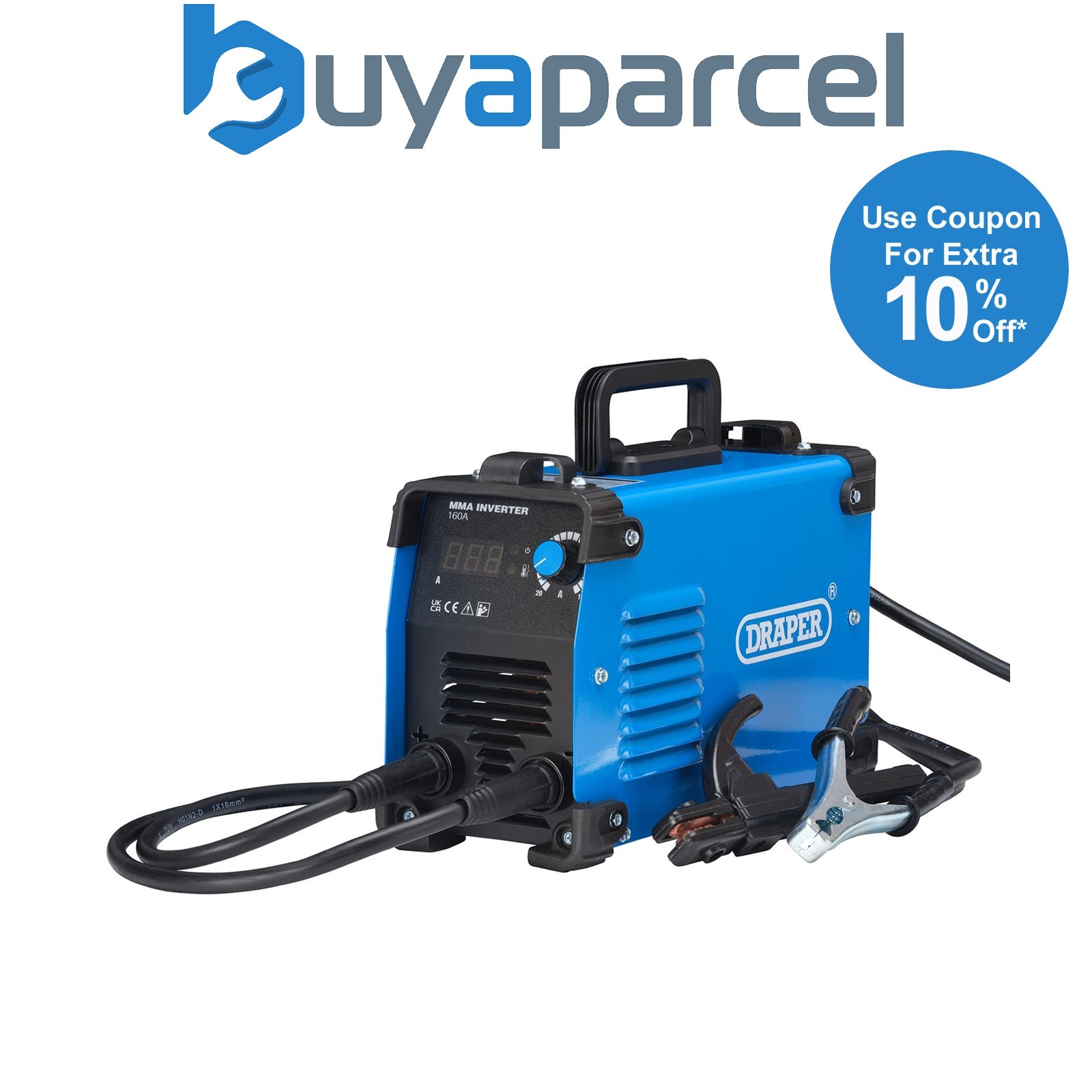 Draper 70030 MMA Inverter Welder, 160A