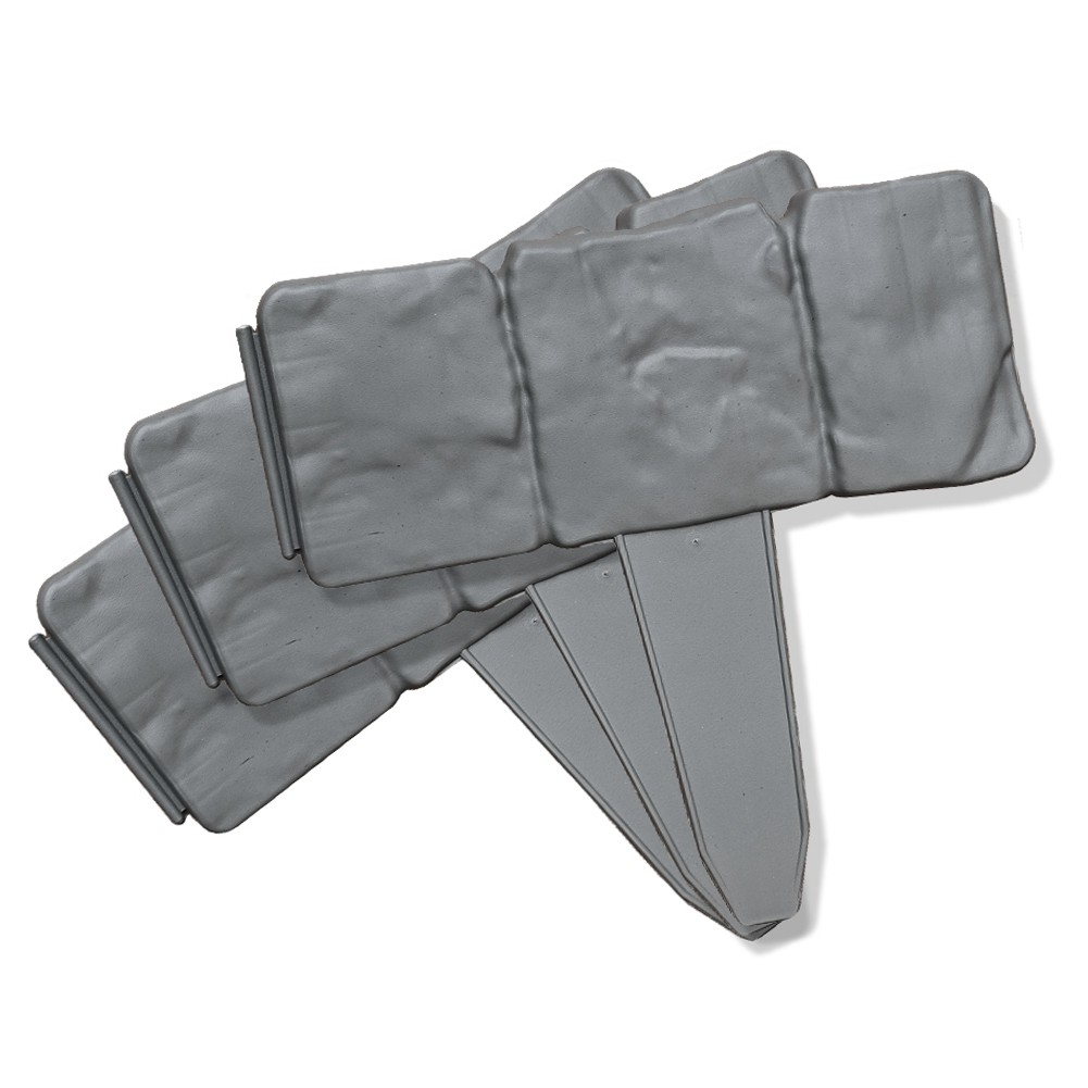 Garden Patio Border, Imitation Stone Fence Panels, Patio Outdoor Barrier8079