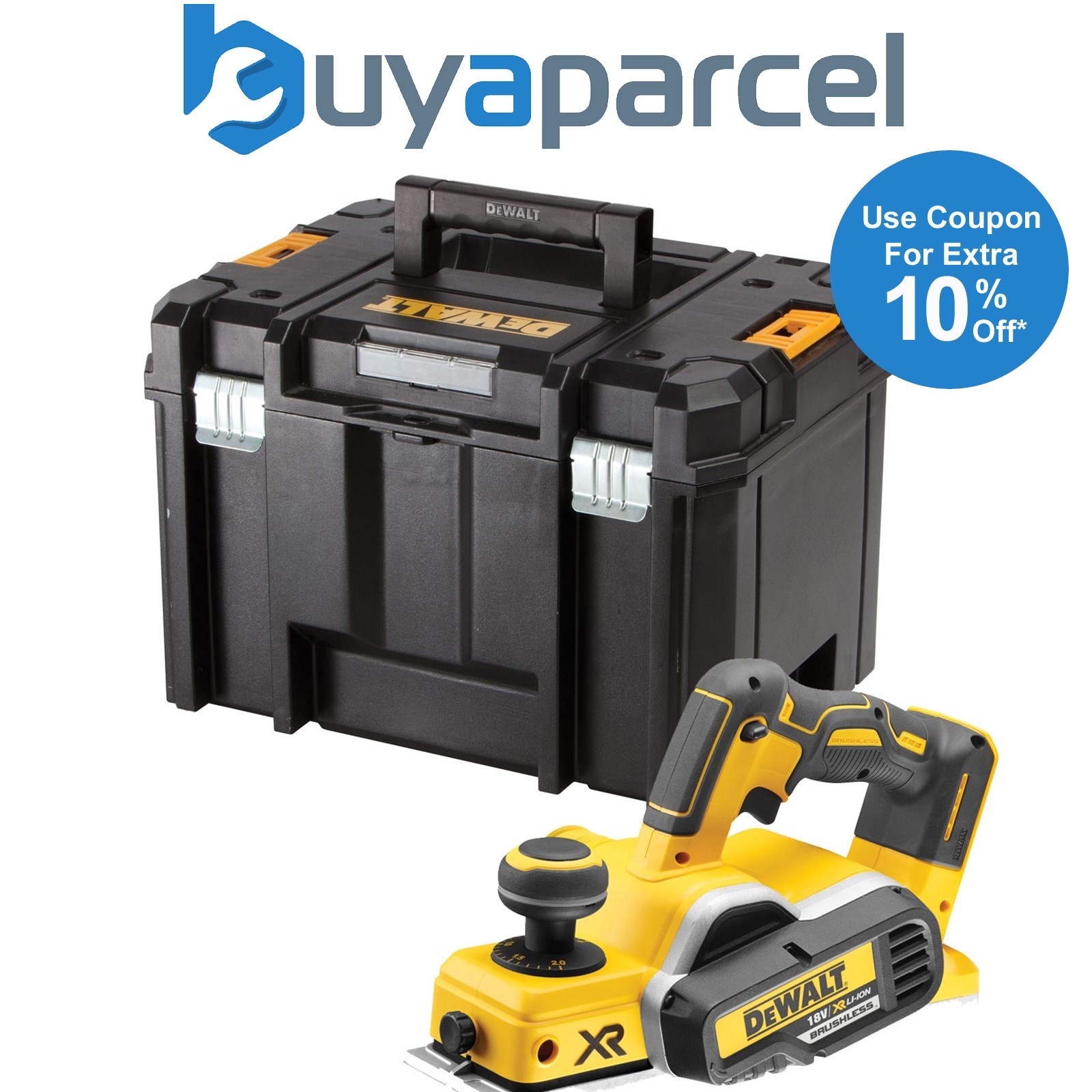 Dewalt DCP580N 18v XR Cordless Brushless Planer Bare TSTAK Case + Inlay DCP580NT