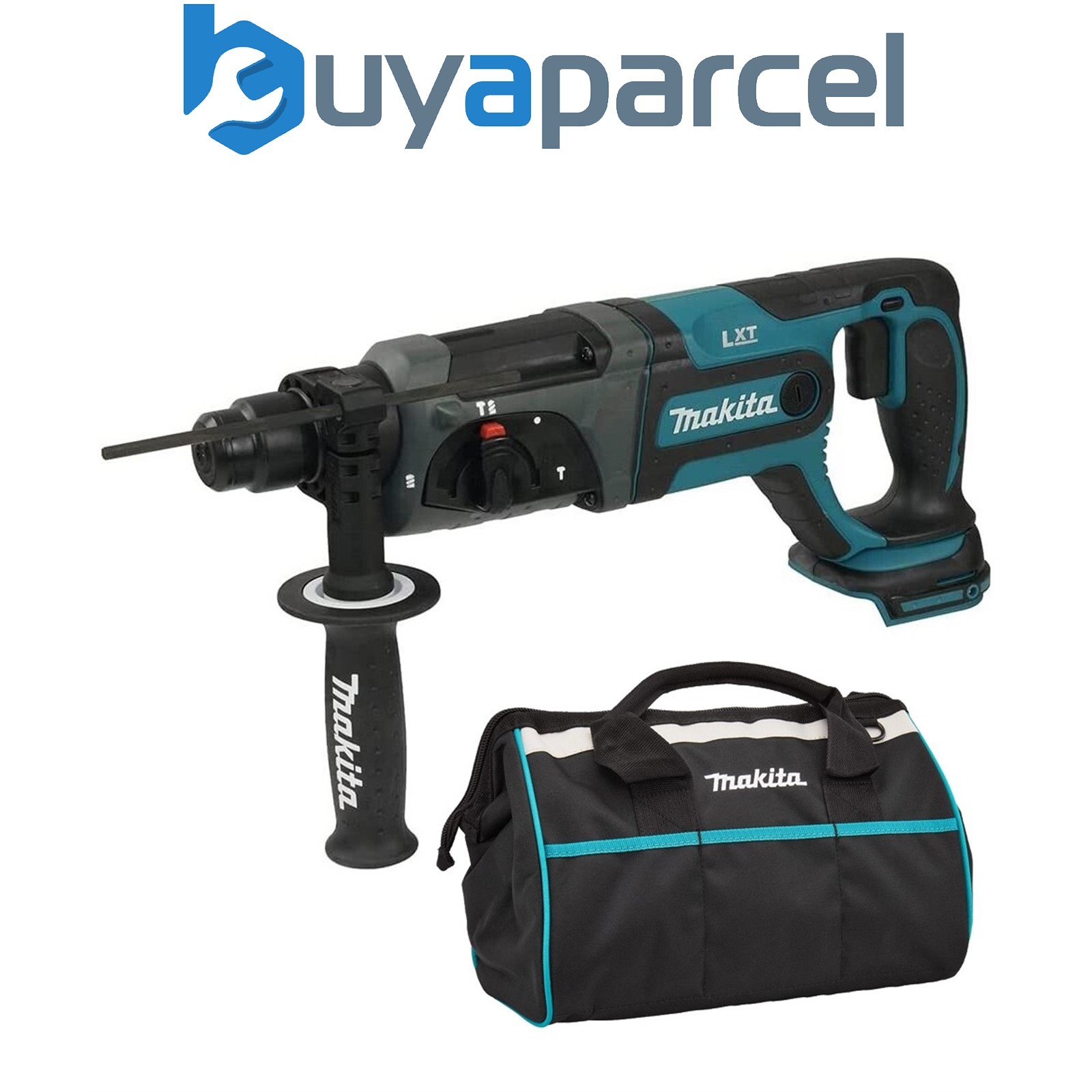 Makita DHR241Z 18V LXT SDS Lithium Ion 3 Mode SDS+ Rotary Hammer Drill + Bag