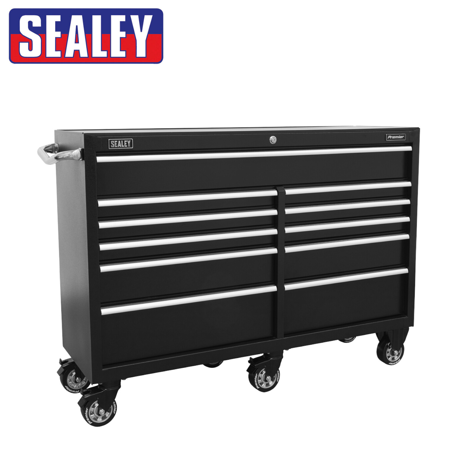 Sealey PTB143011 Rollcab 11 Drawer 1430mm Heavy-Duty Black