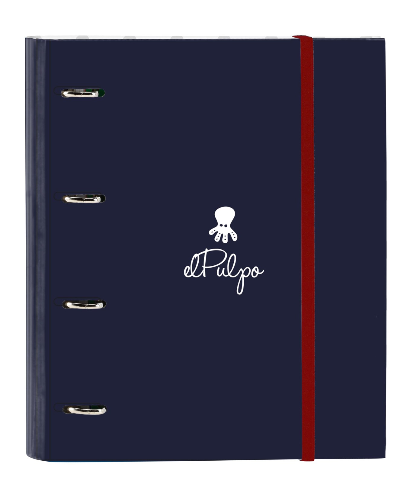 Safta EL OCTOPO – 4 Ring Binder 35 cm with 100 A4 Sheets, Ideal for Children of