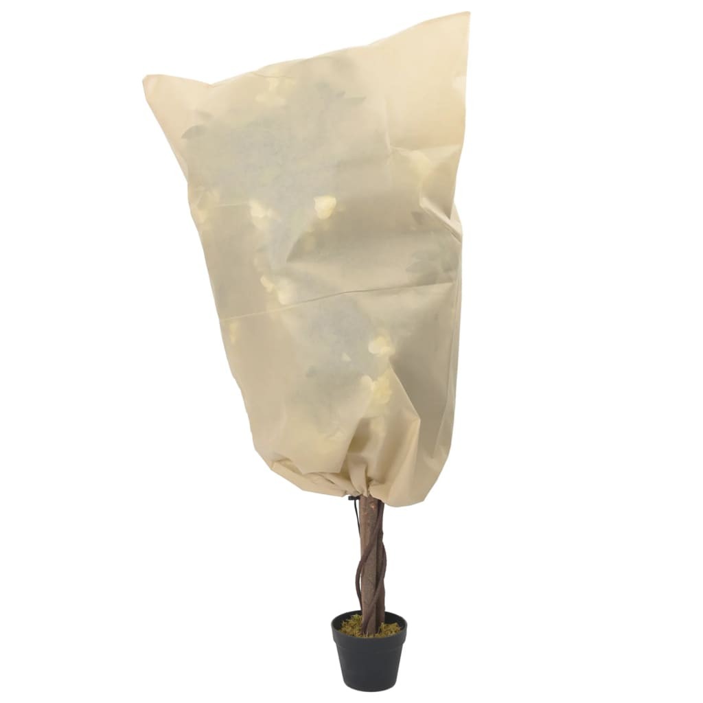 Plant Fleece Covers with Drawstring Frost Protection 4 pcs 70 g/m² vidaXL